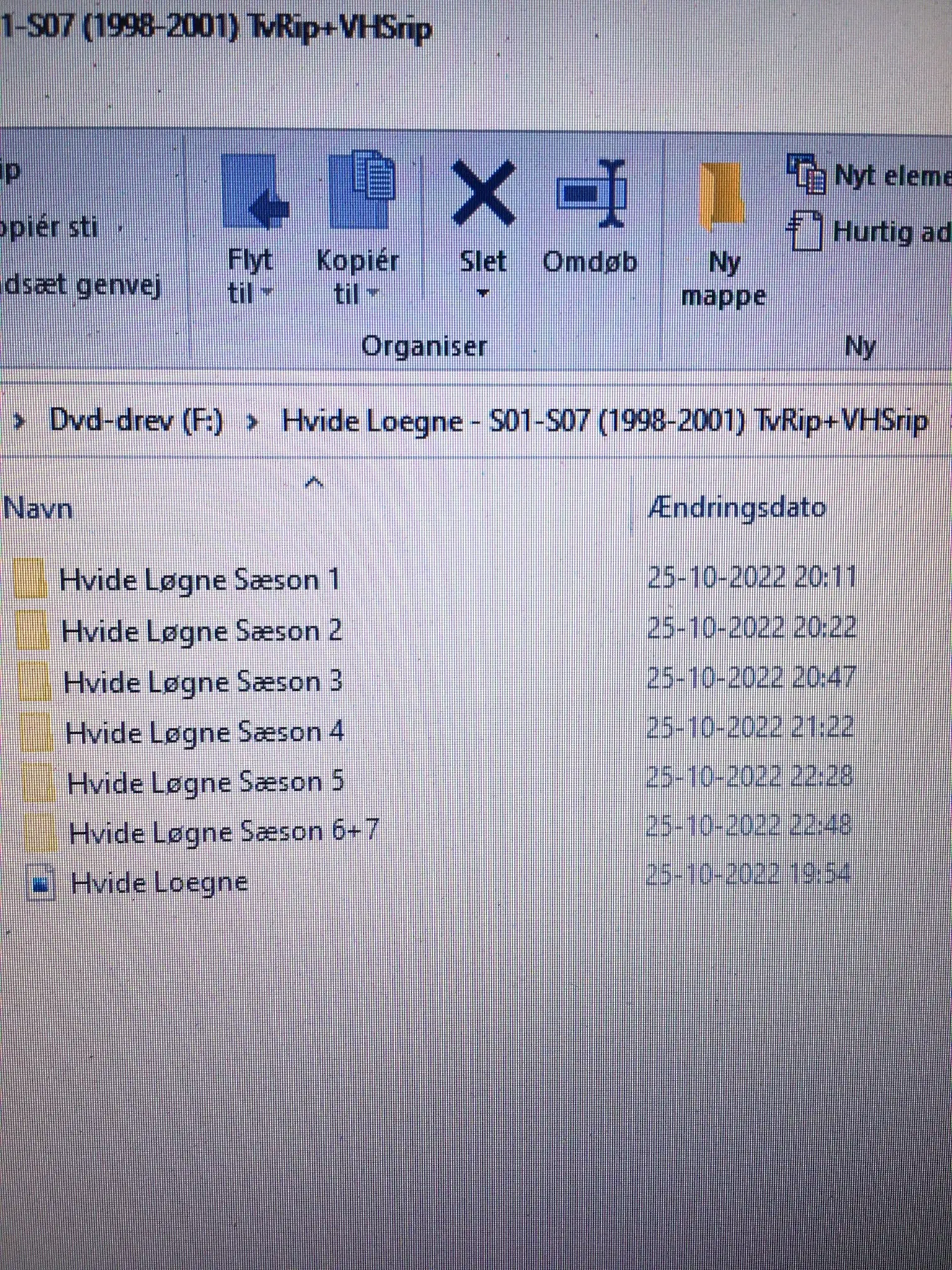 1TB USB Harddisk + Hvide Løgne serien Sæson 1-7