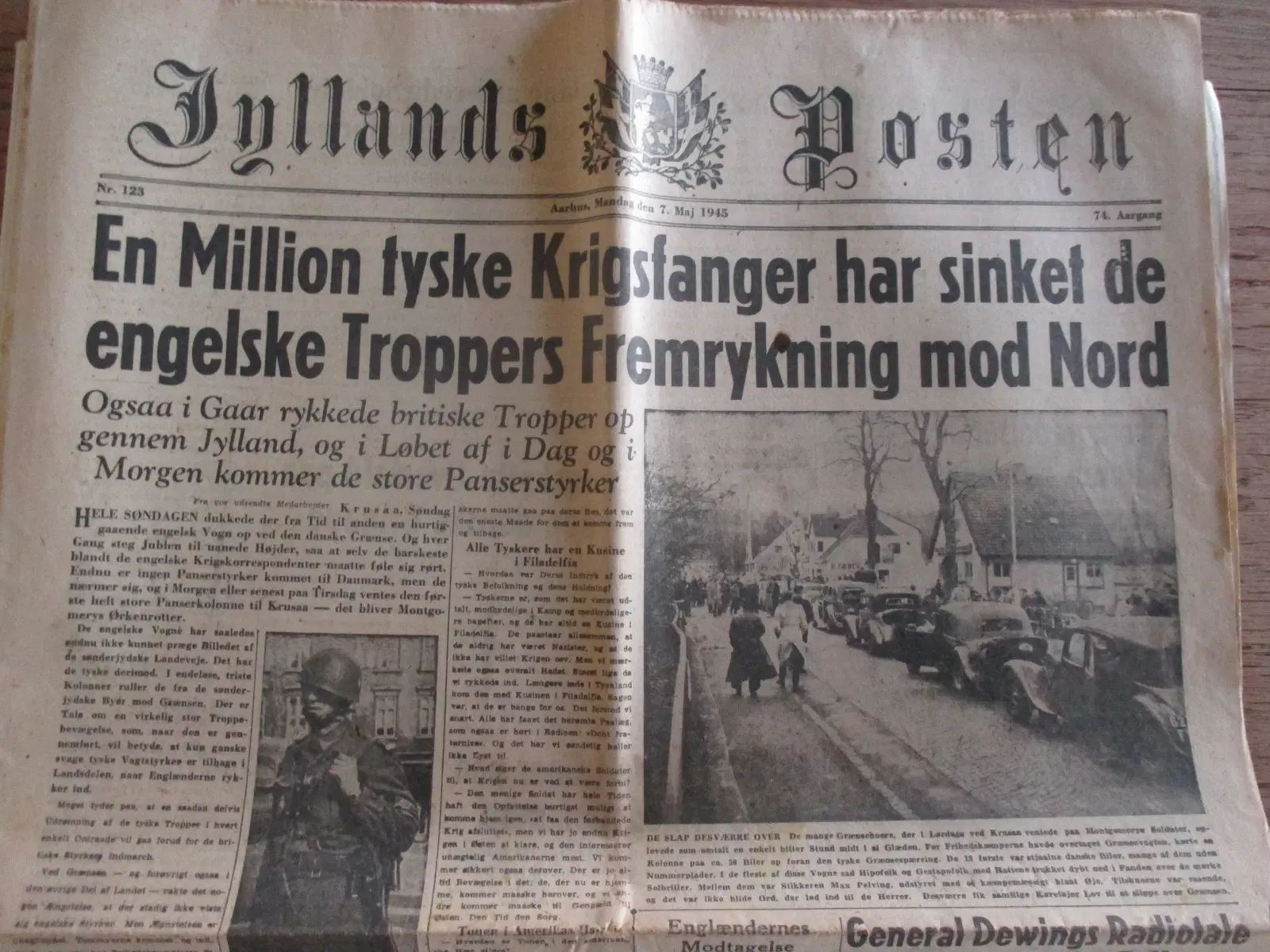 Danmarks befrielse 1945 Aviser - flere