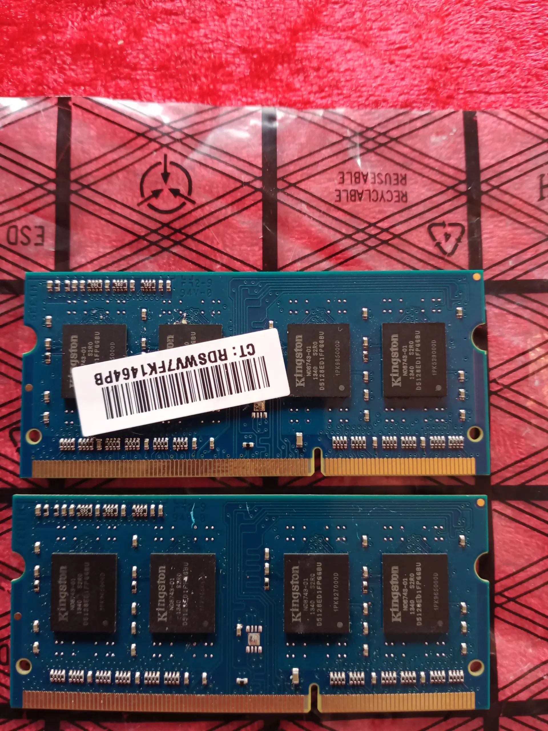 Kingston 8gb DDR3L SDRAM *notebook ram*