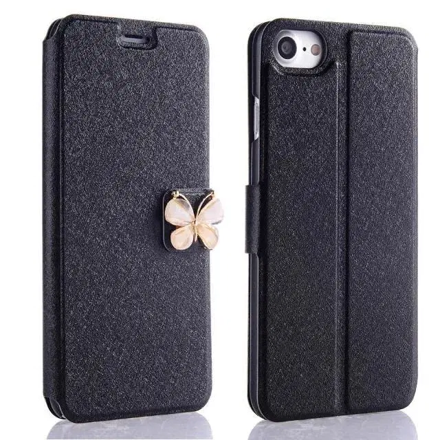 Sort flip cover iPhone 5 5s SE 6 6s SE 2020 7 8 6+