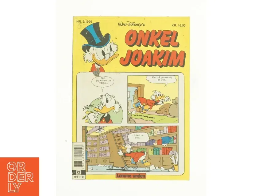 Onkel Joakim Nr 9 1990 fra Disney fra Disney