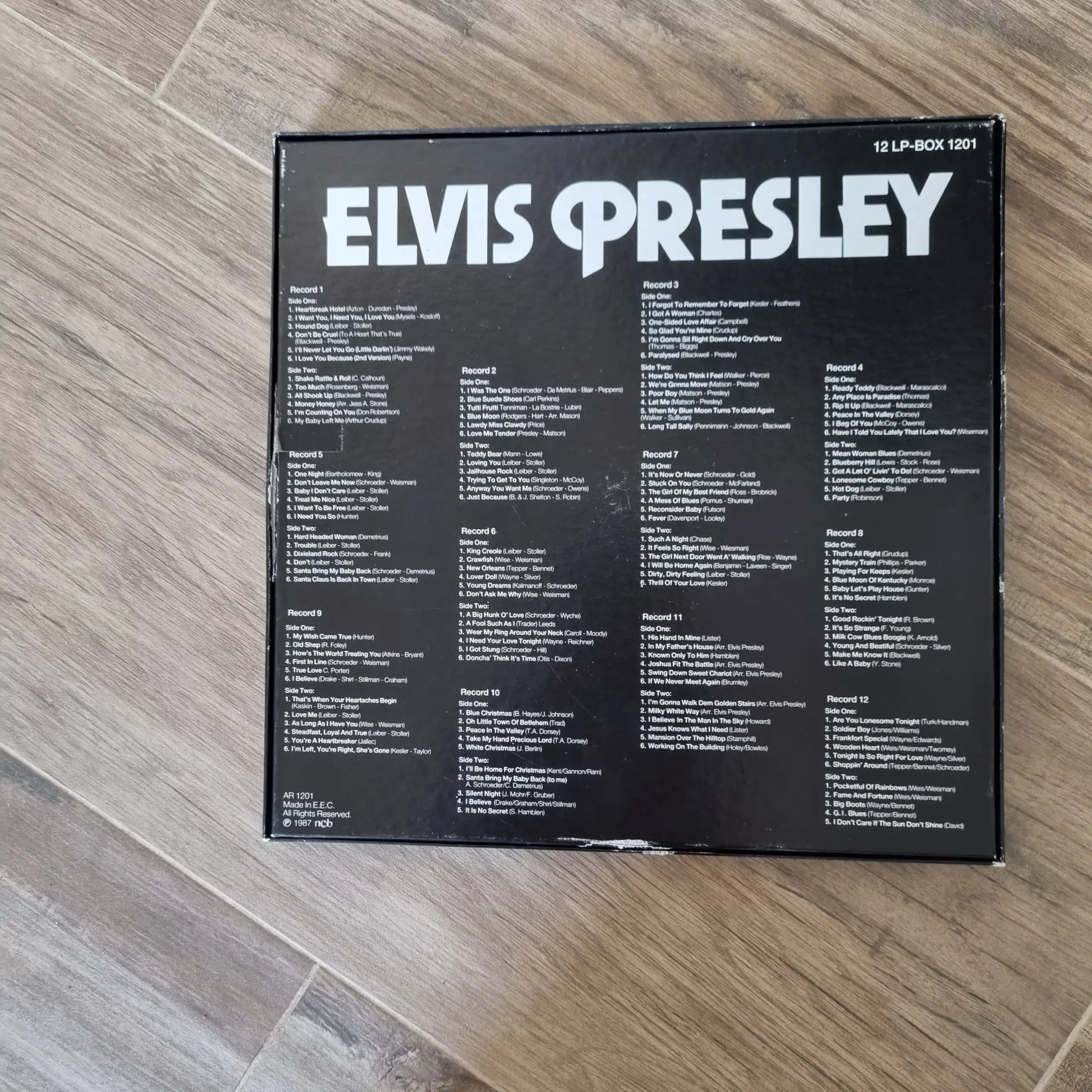 Elvis Presley vinyl opsamling til salg