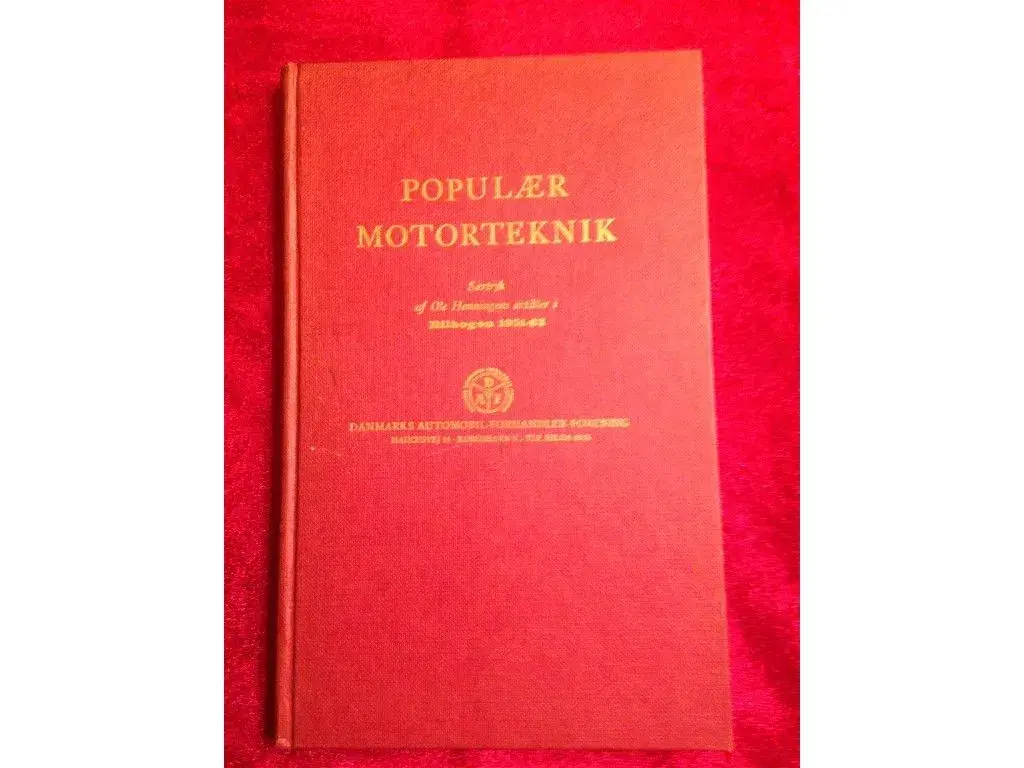 Faglitteratur over bilers teknik 1947 optil 1963