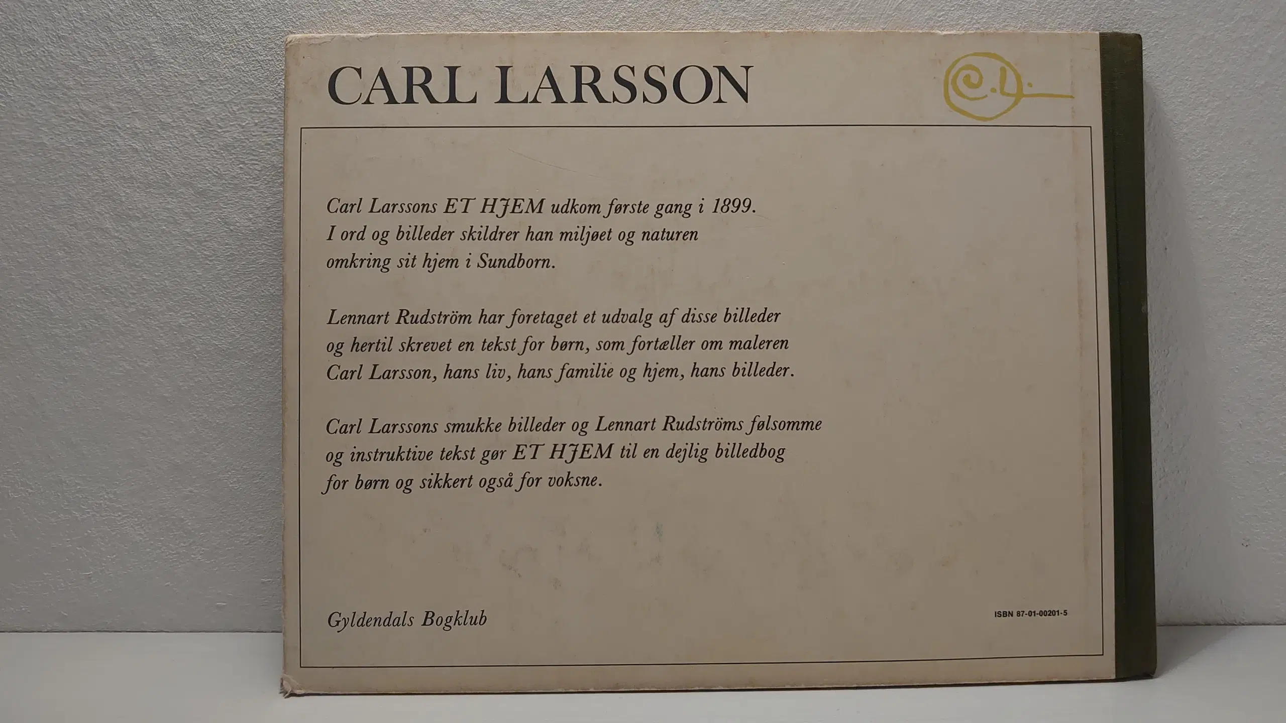 Carl Larsson: Et Hjem Tekst L Rudström 1976