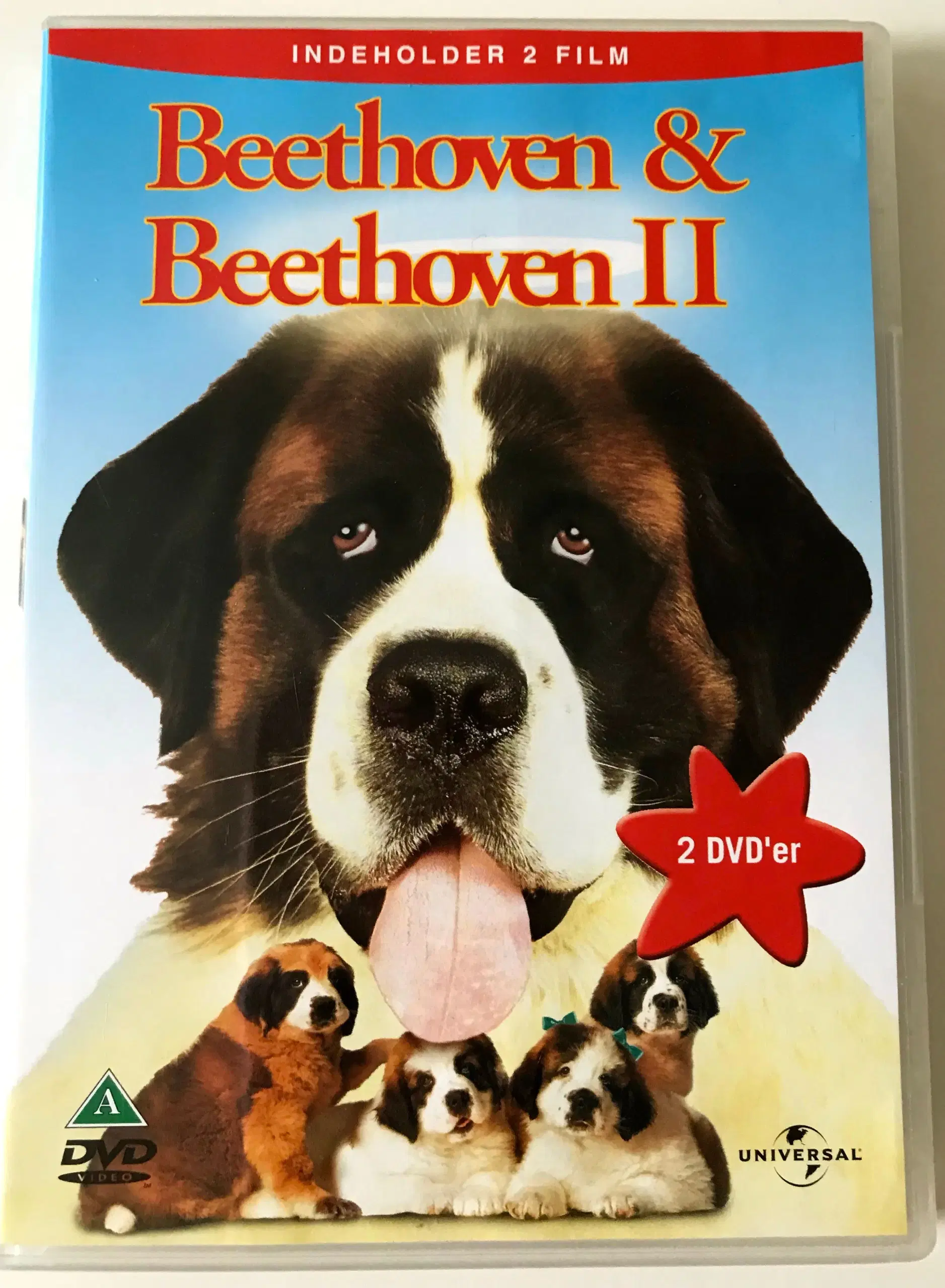 DVD: BEETHOVEN: HUNDE børnefilm! 2 dvd