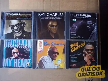 RAY CHARLES  CDer sælges stykvis