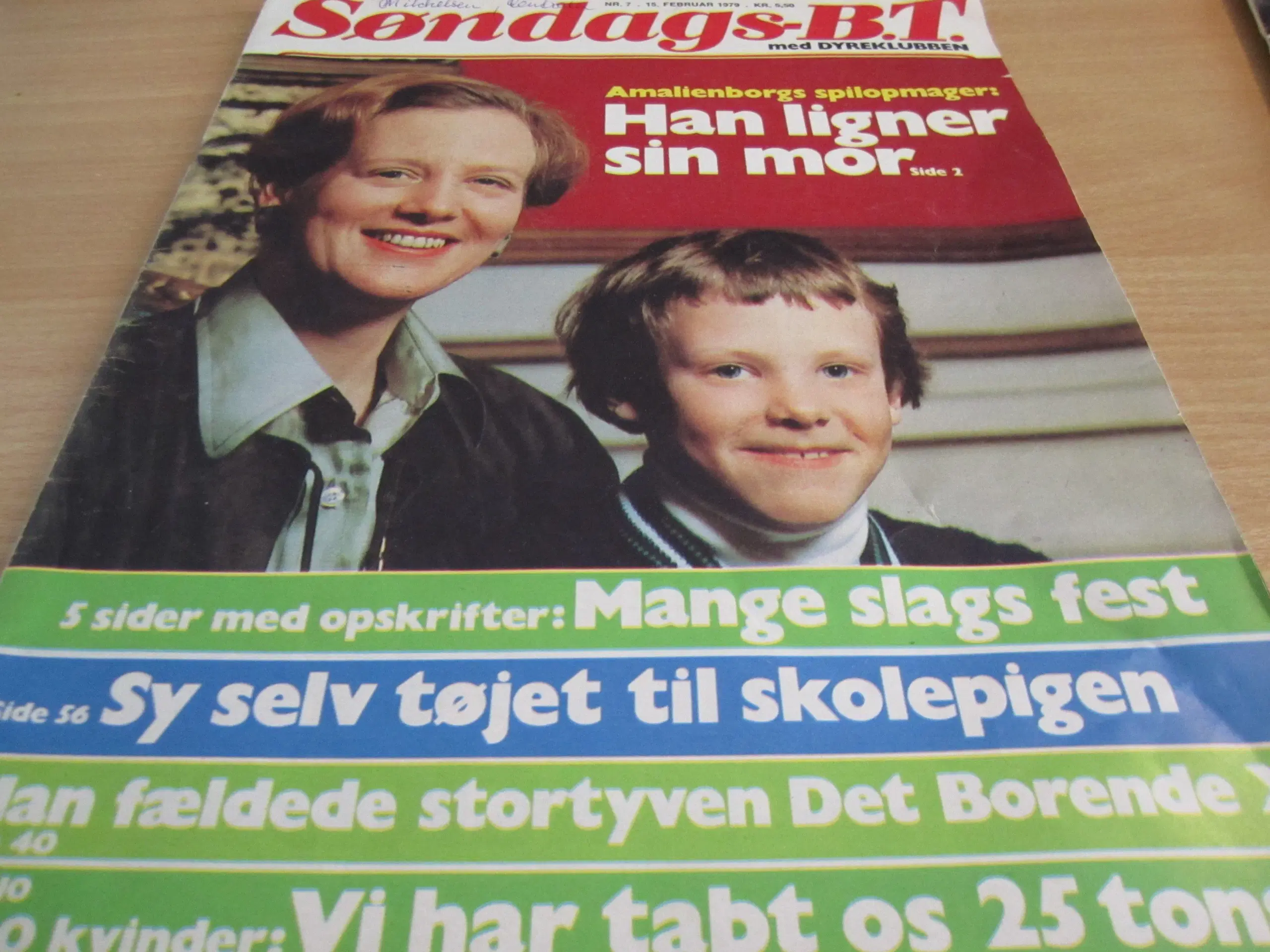 Søndags- BT 1979 Han ligner sin mor