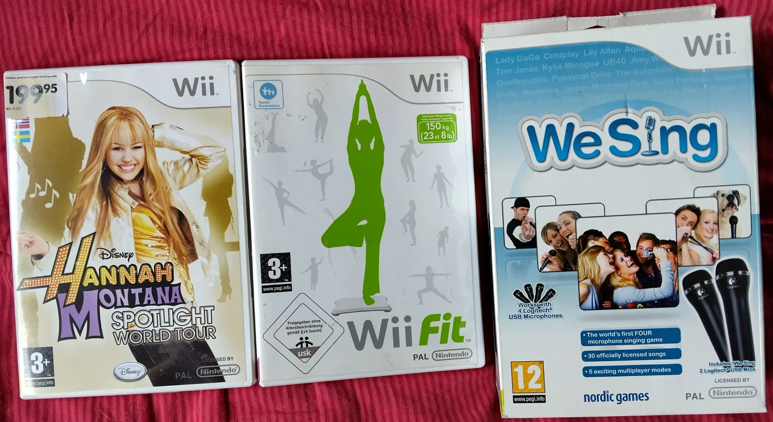 Nintendo Wii med tilbehør