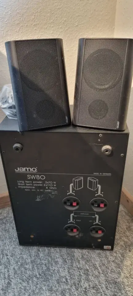 Højttalere m subwoofer - Jamo