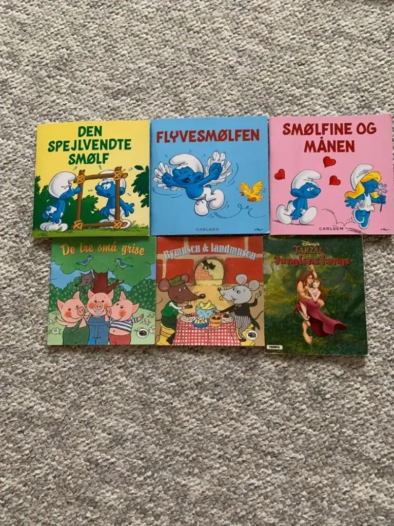 Pixi-bøger og tilsvarende