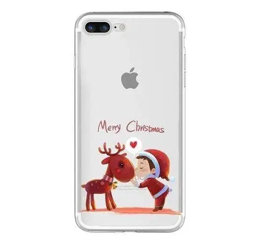 Julecover til iPhone 7 8 7+ 7PLUS 8PLUS