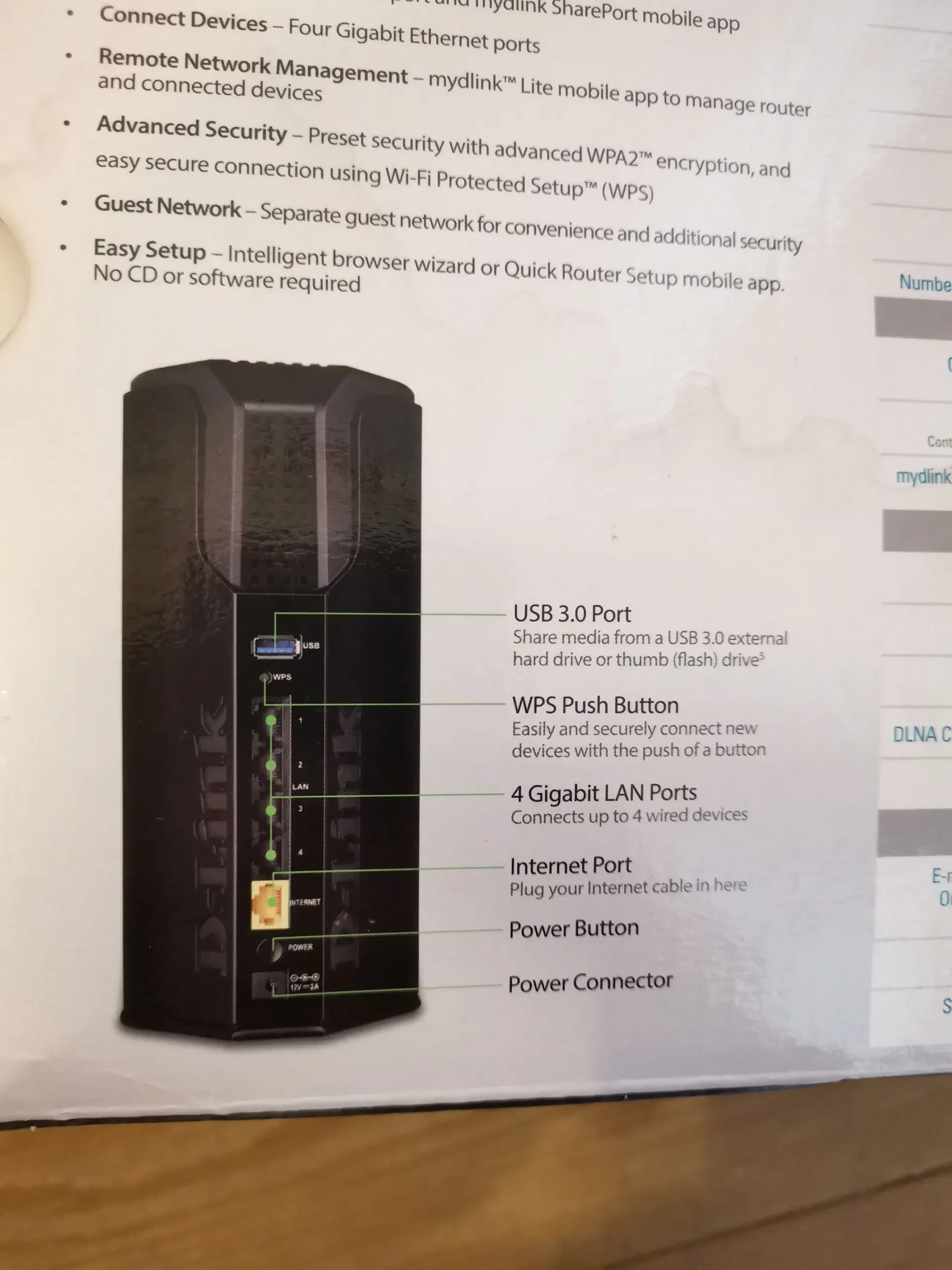 D-Link DIR-868L AC1750 - Trådløs router