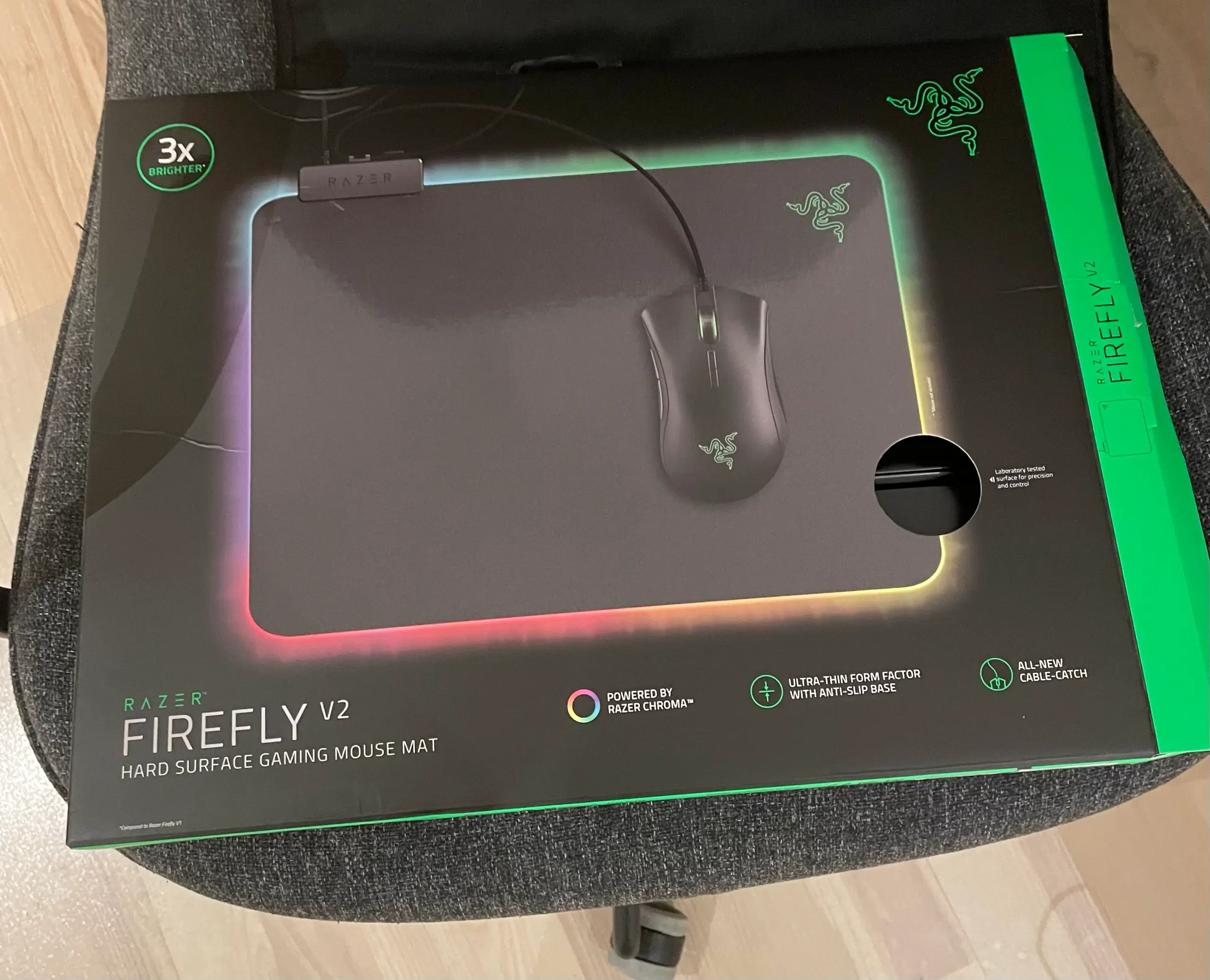 Razer Deathadder V2 PRO (trådløs) + Firefly V2