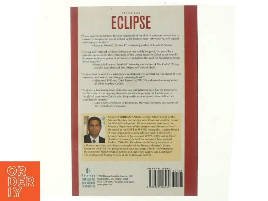 Eclipse : living in the shadow of China's economic dominance af Arvind Subramanian (Bog)