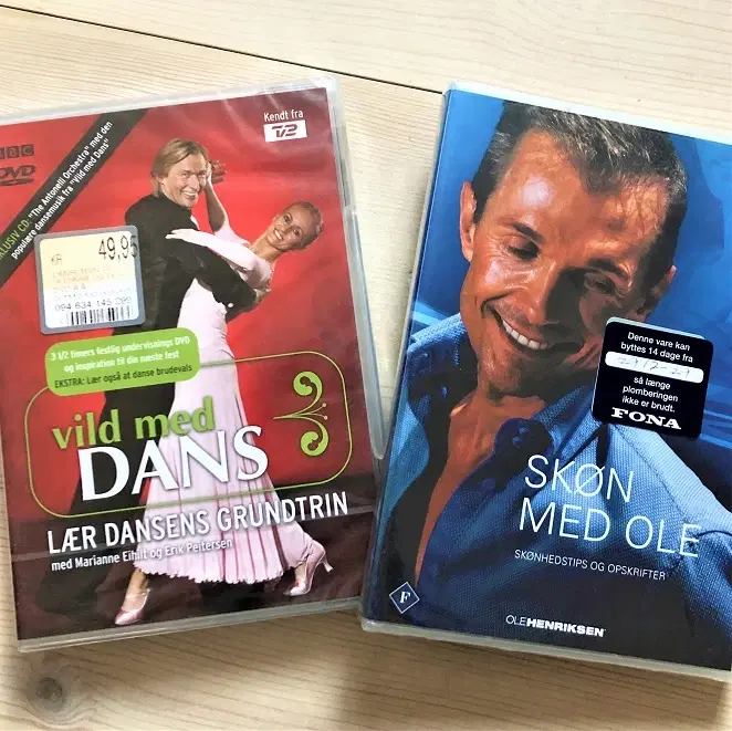 2 DVD'er "Skøn med Ole" og "Vild med dans"