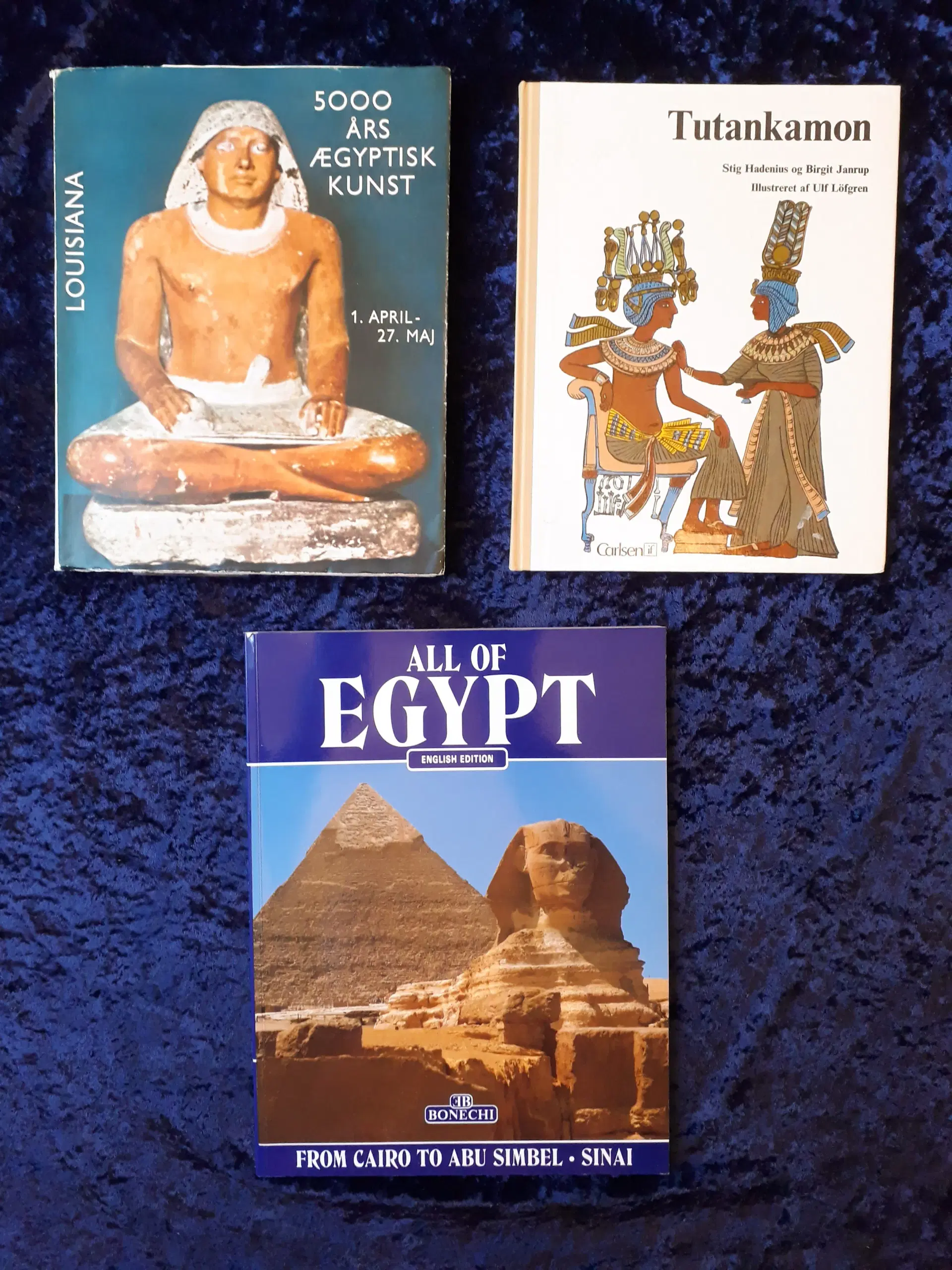 3 Ægypten Bøger