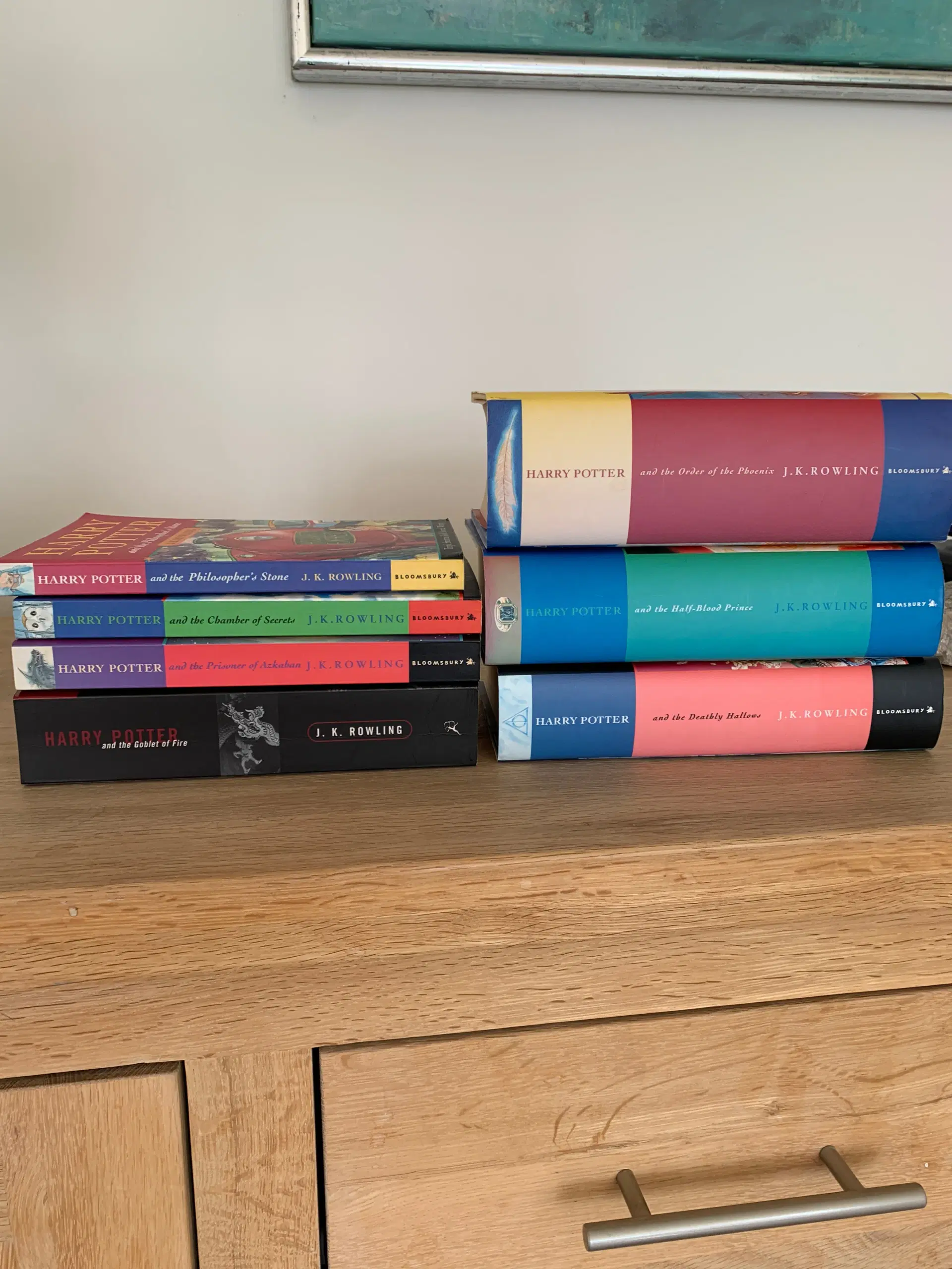 Engelske Harry Potter bøger 150kr/stk