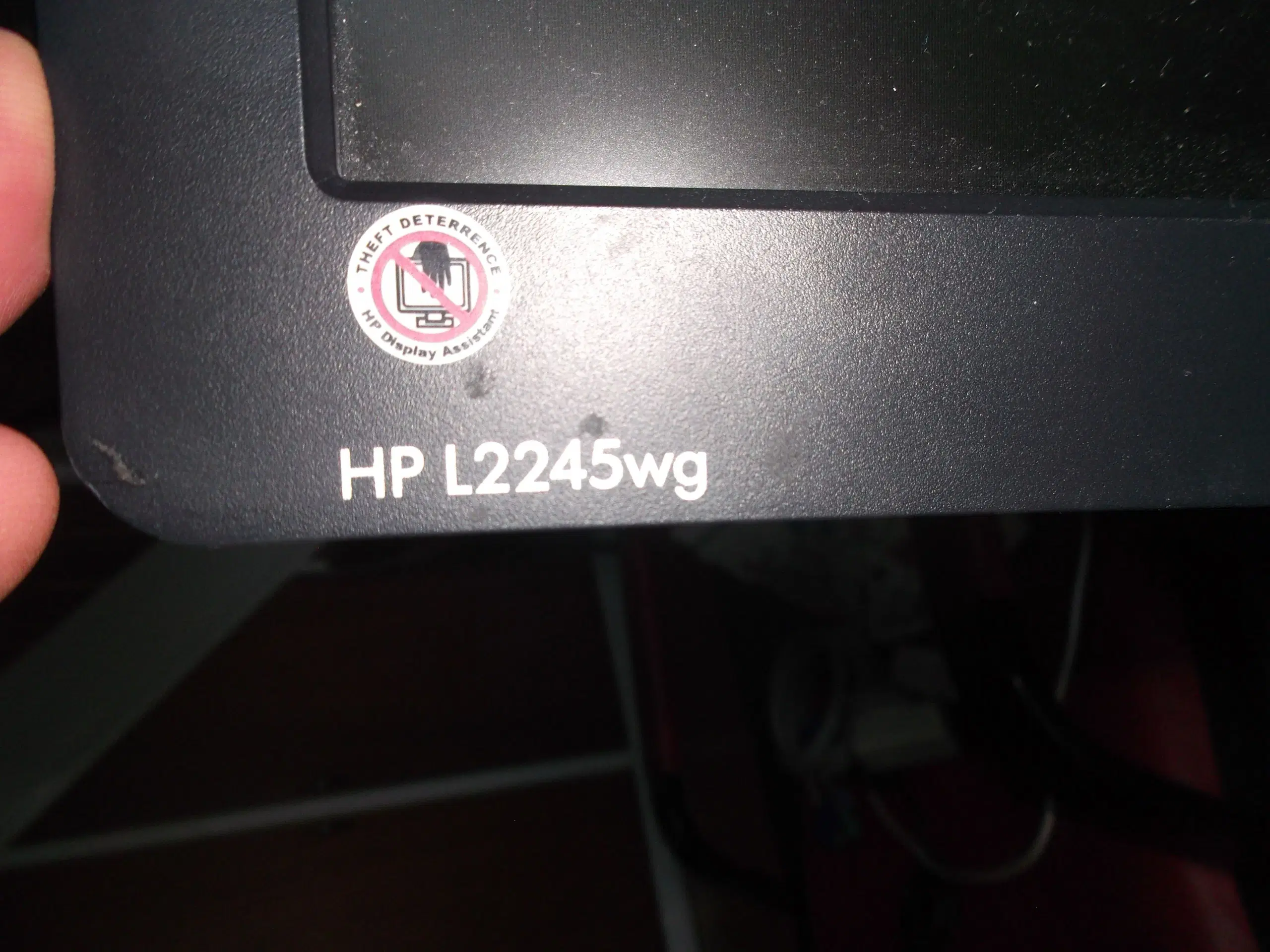 HP LP2245wg 22" widescreen LCD skærm med USB 20