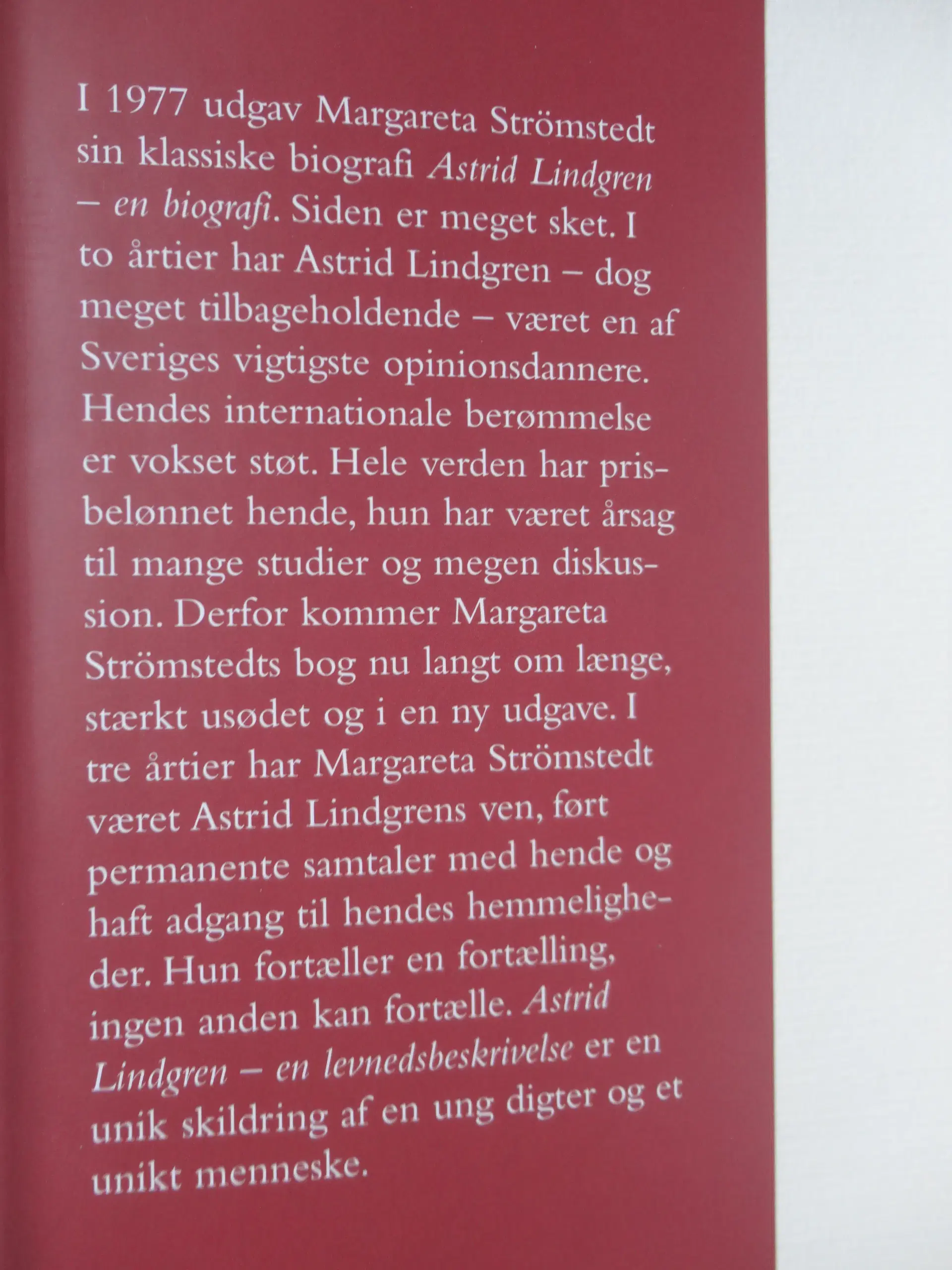 Astrid Lindgren - En levnedsbeskrivelse  :