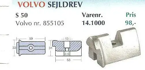 Zink anode volvo sejldrew s-50