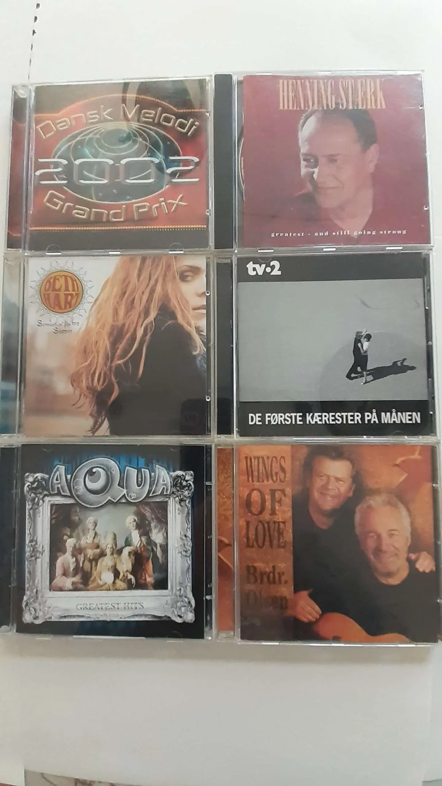 Blandet Musik CD'er  Dansk Pop