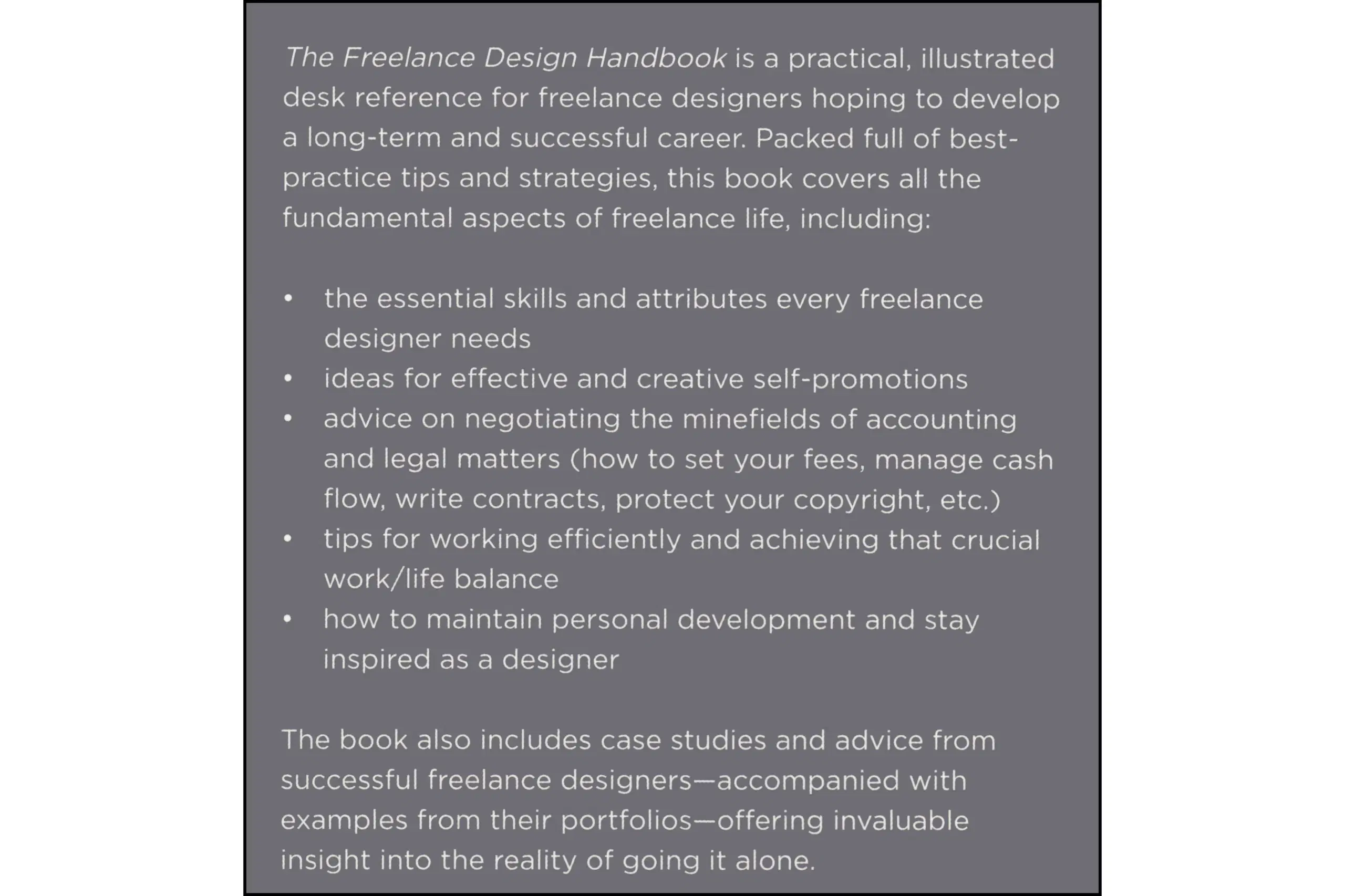 The Freelance Design Handbook