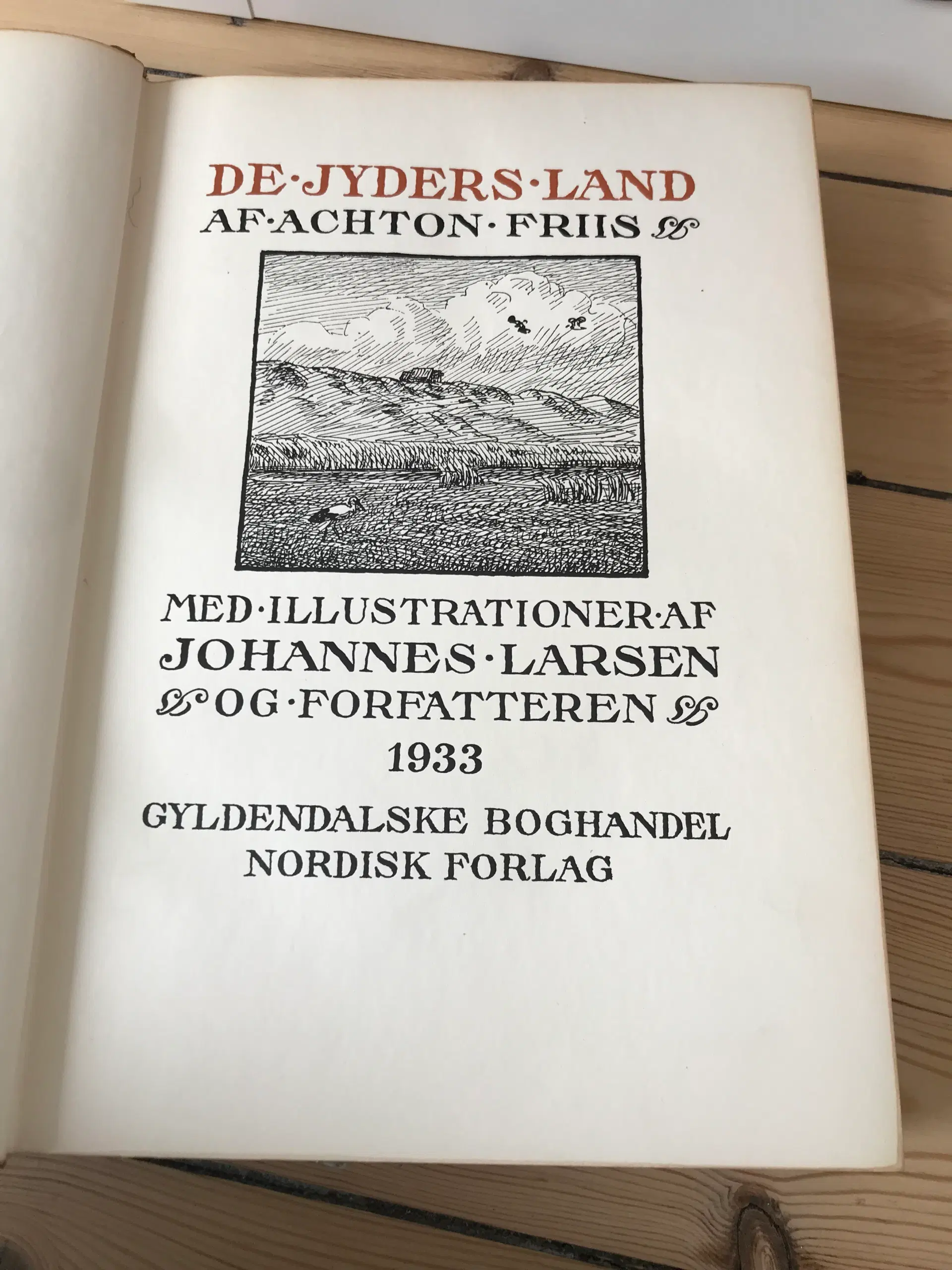 Bogværk om Danmark af Achton Friis