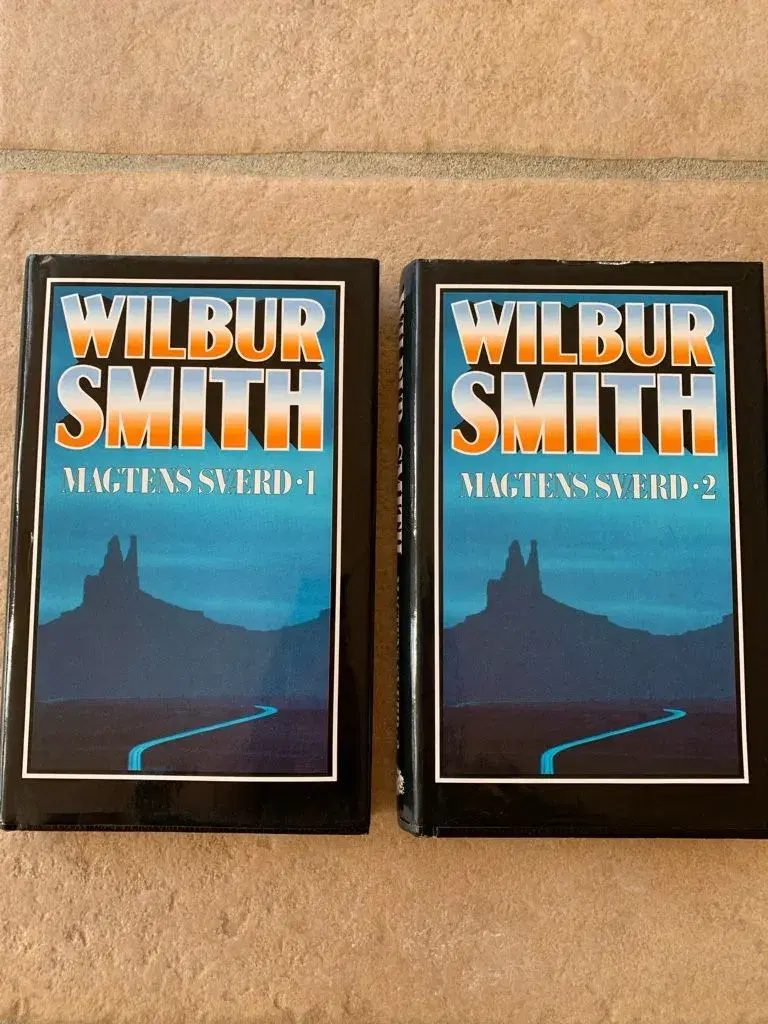 Magtens sværd 1+2 af Wilbur Smith bog