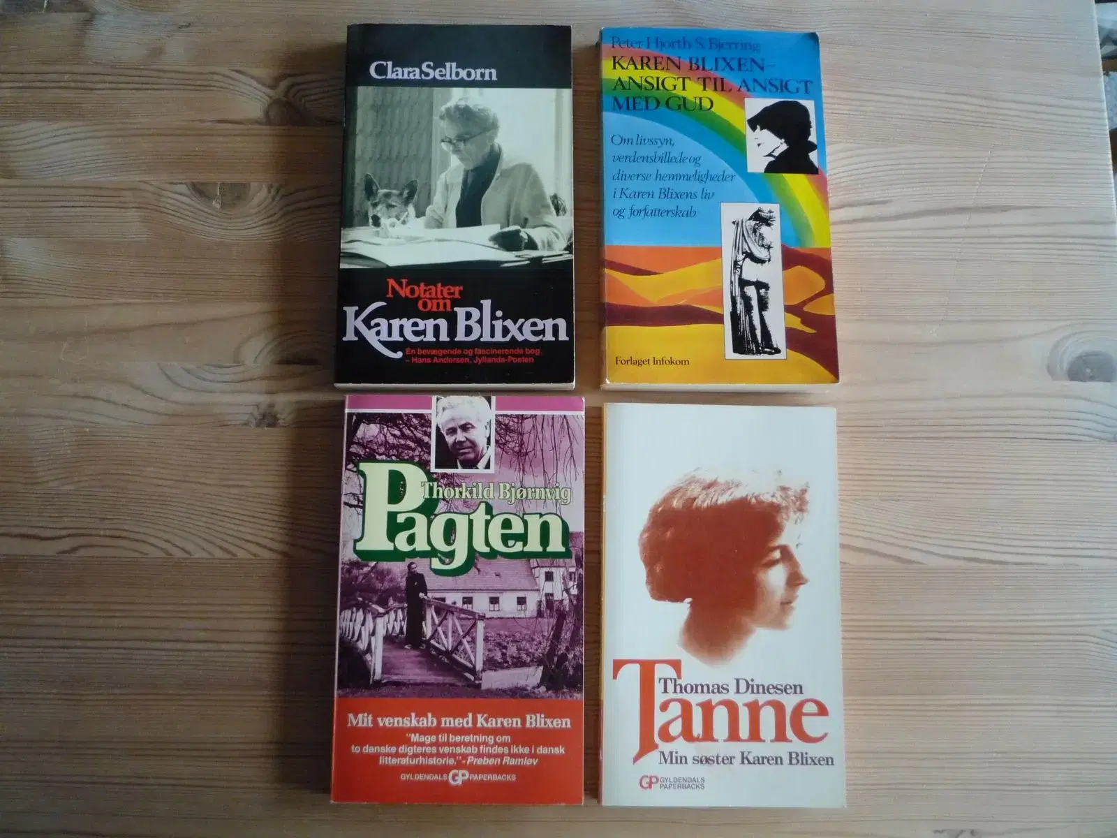 4 bøger vedr Karen Blixen