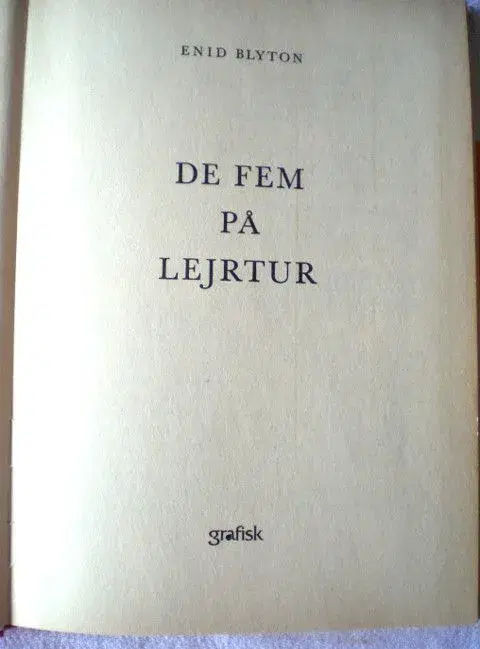 Enid Blyton - De 5 på lejrtur