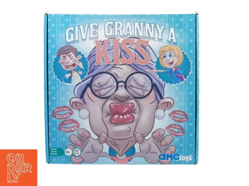 Give granny a kiss fra Amo Toys (str 27 x 7 cm)