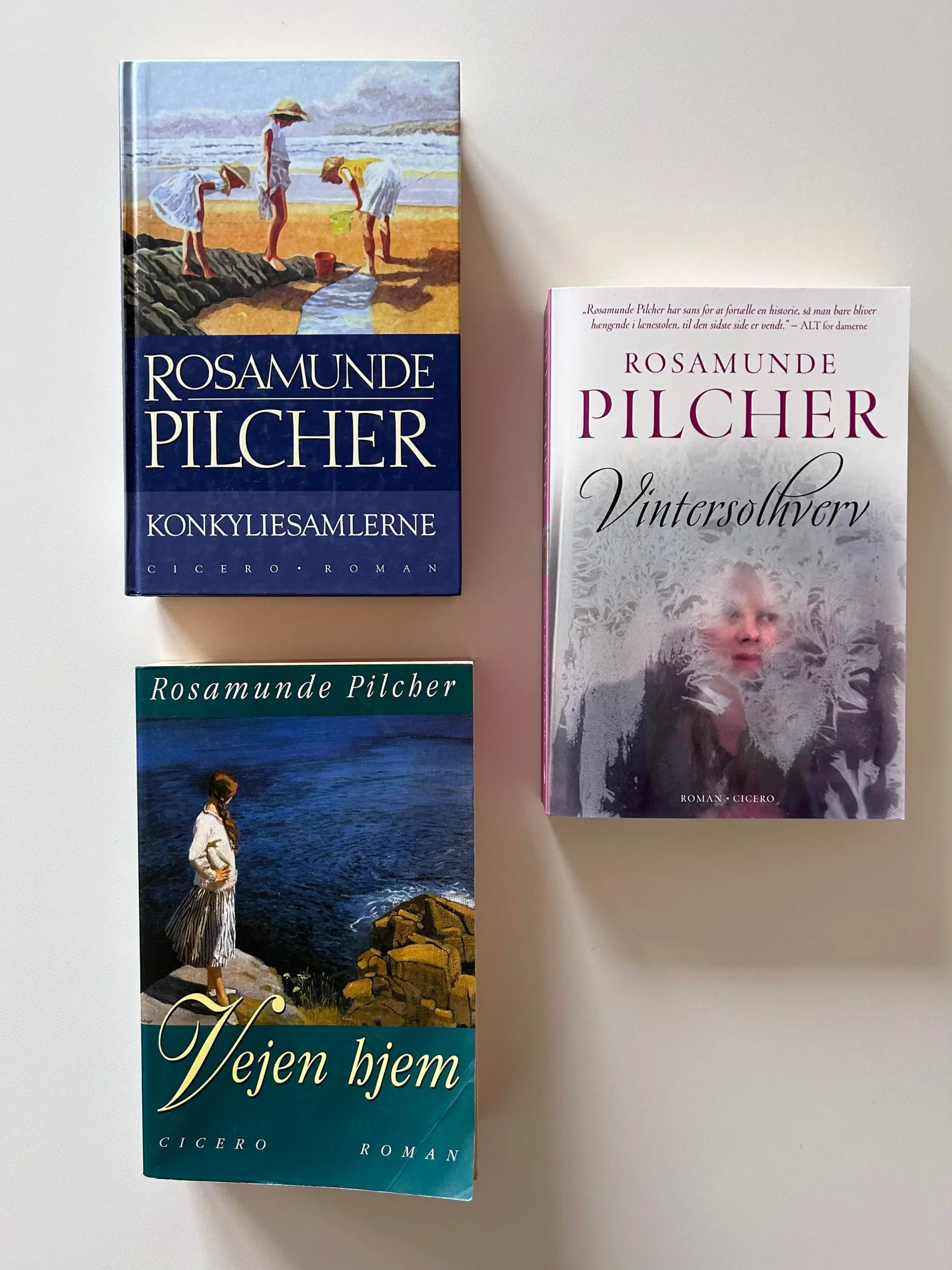 Rosamunde Pilcher bog 3 titler