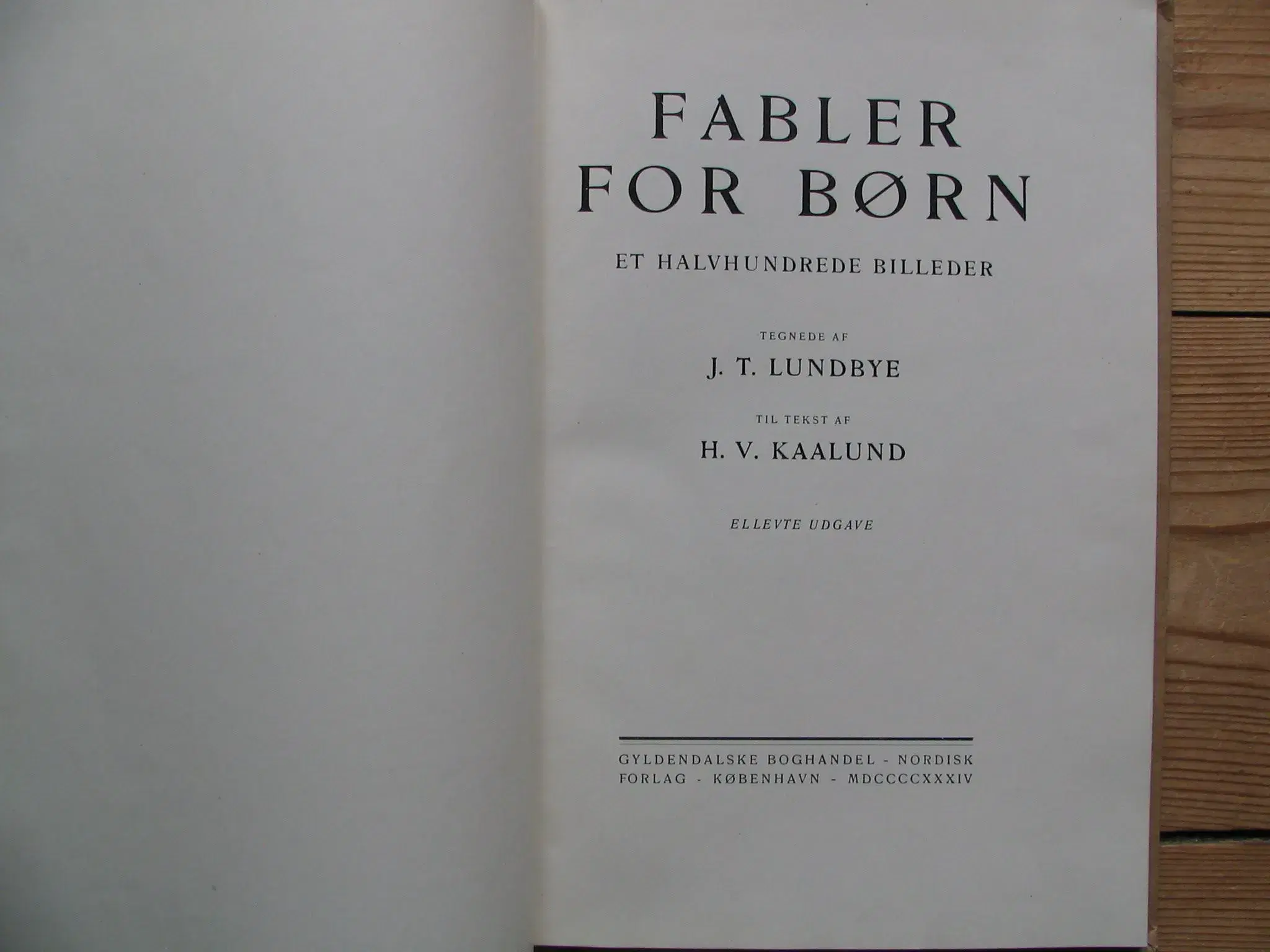 HV Kaalund Fabler for børn