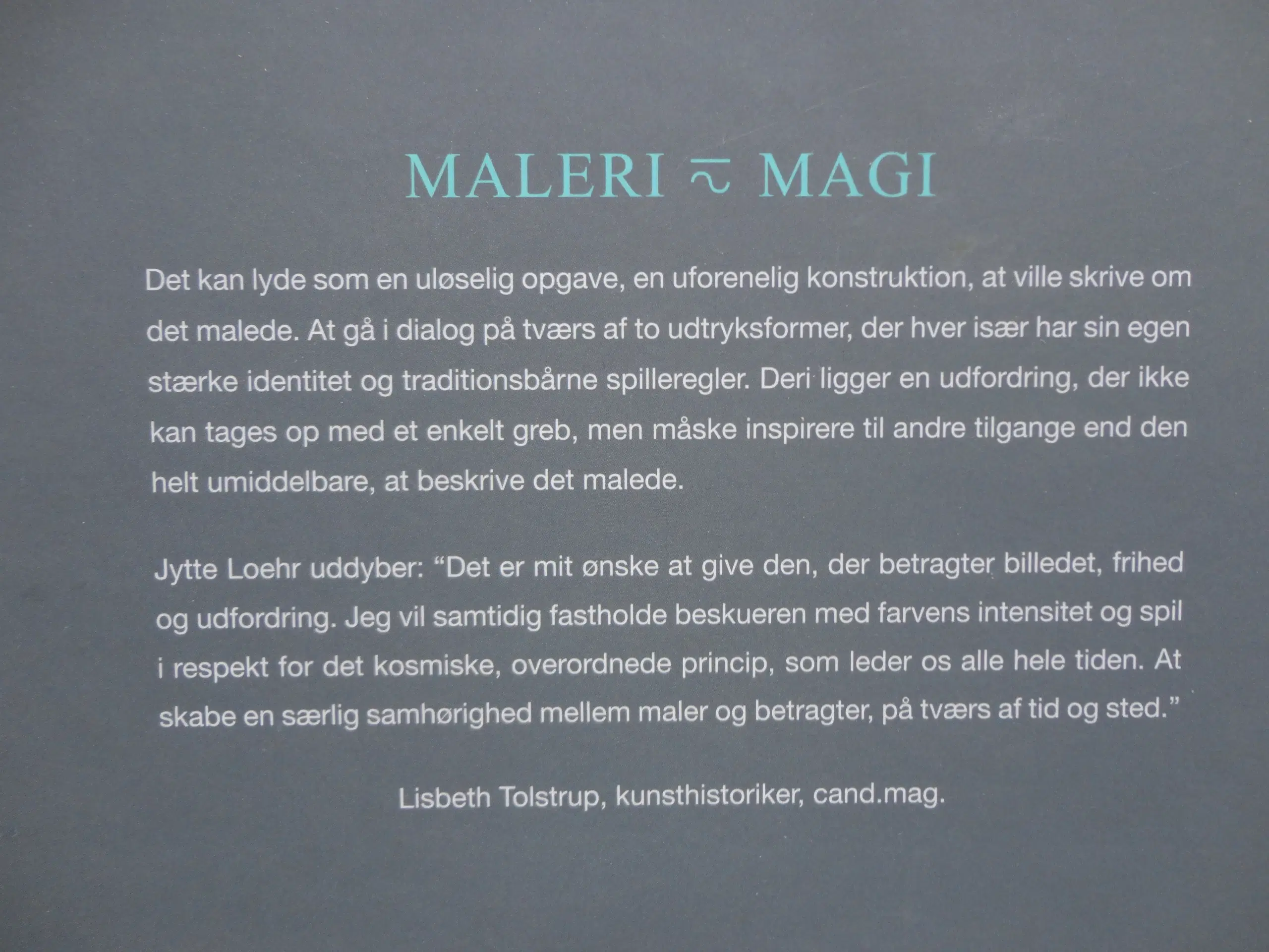 Maleri Magi - Kunst  :