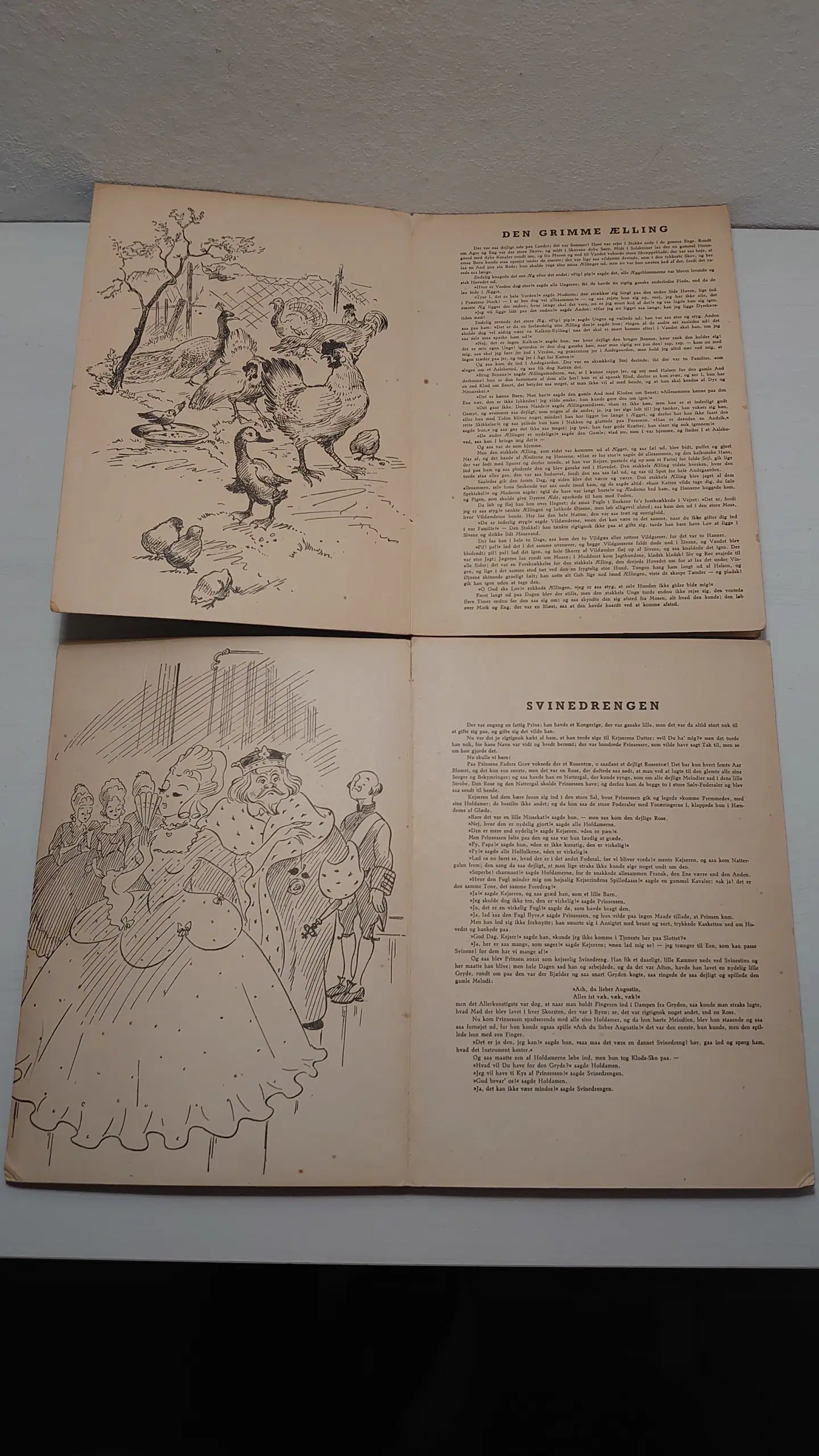 2stk sjældne pop up bøger udg Edelmann før 1948