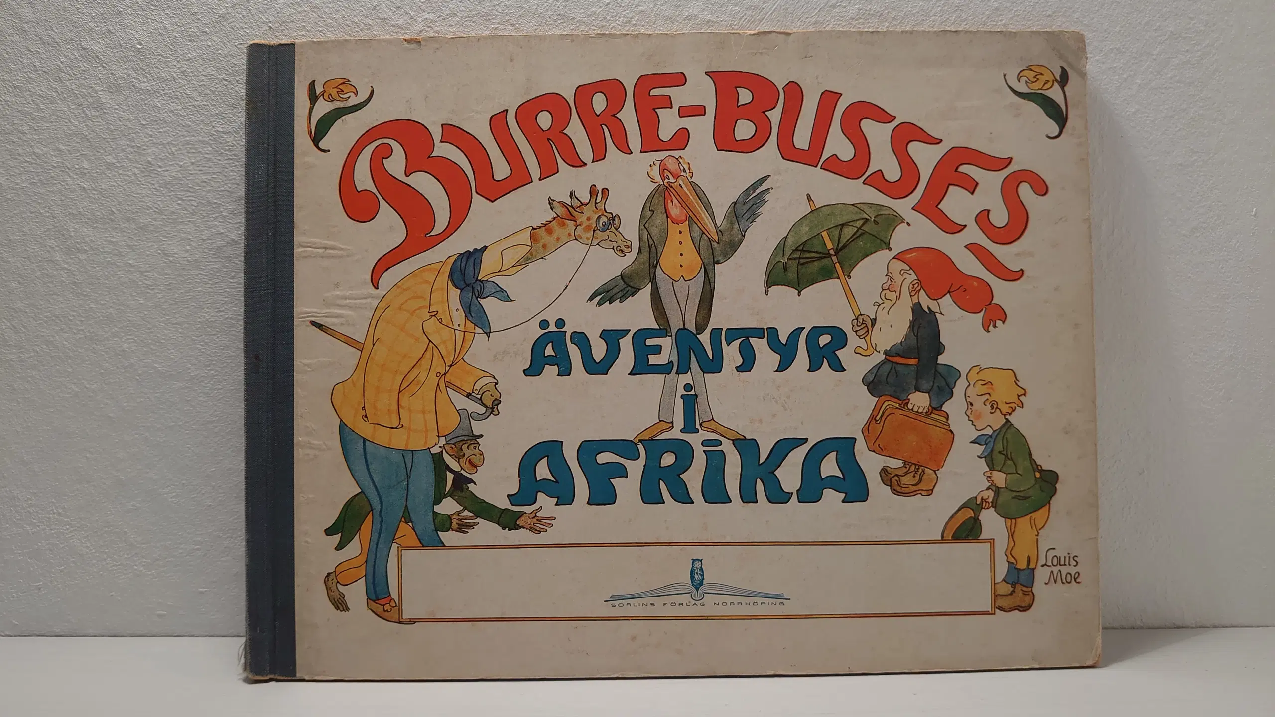 Louis Moe:Burre-Busses Äventyr i Afrika Sv 1942