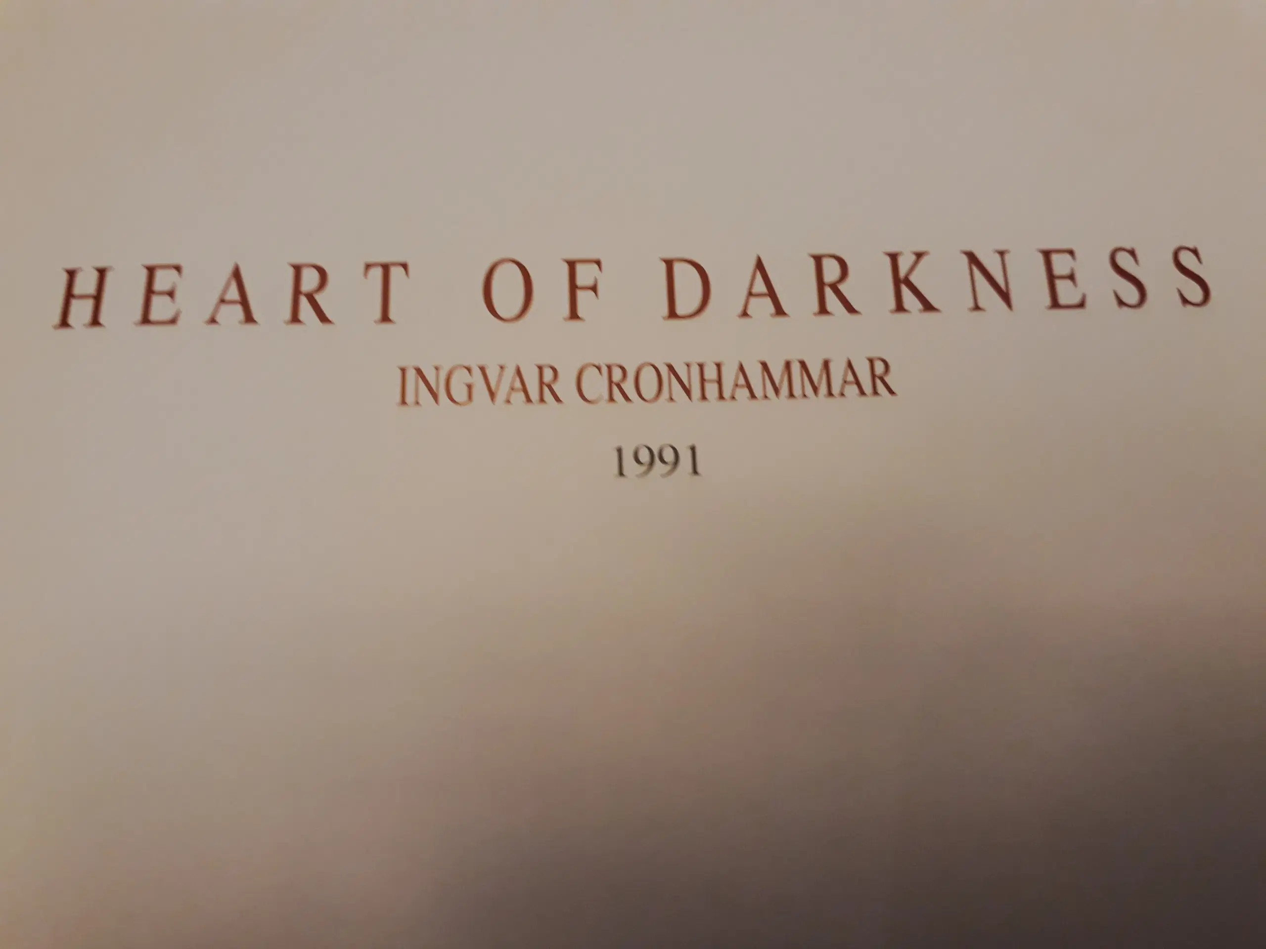 Cronhammar - Heart Of Darkness