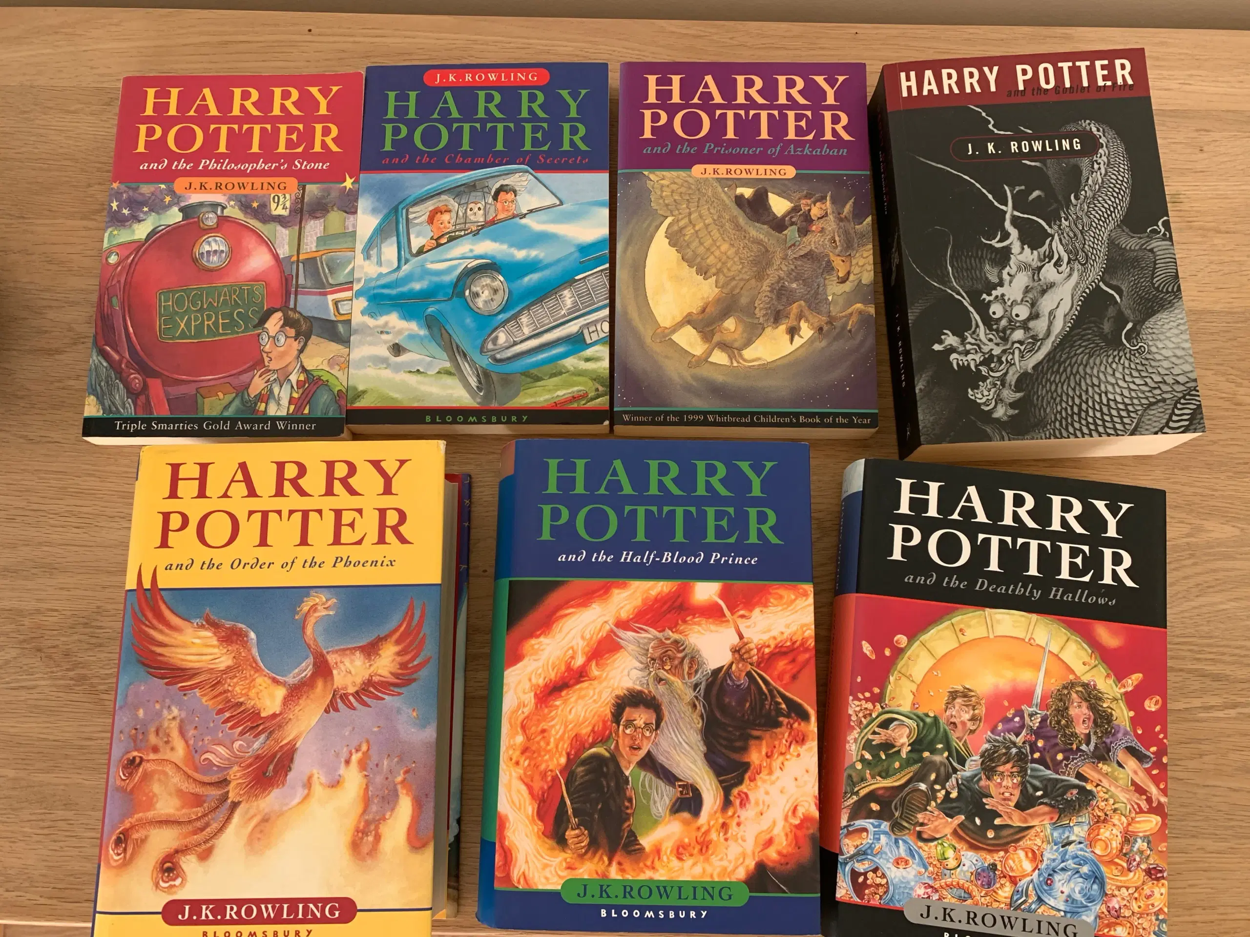 Engelske Harry Potter bøger 150kr/stk