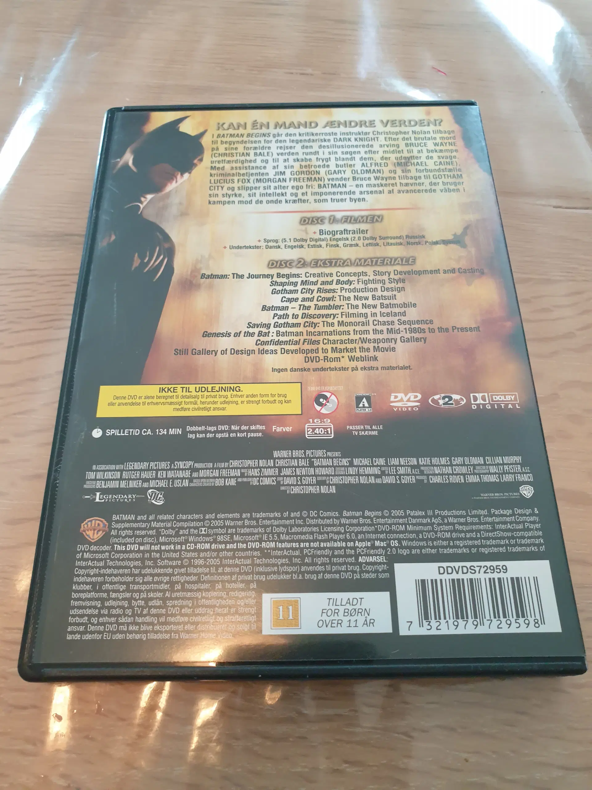 Batman Begins 2 disc Special Edition