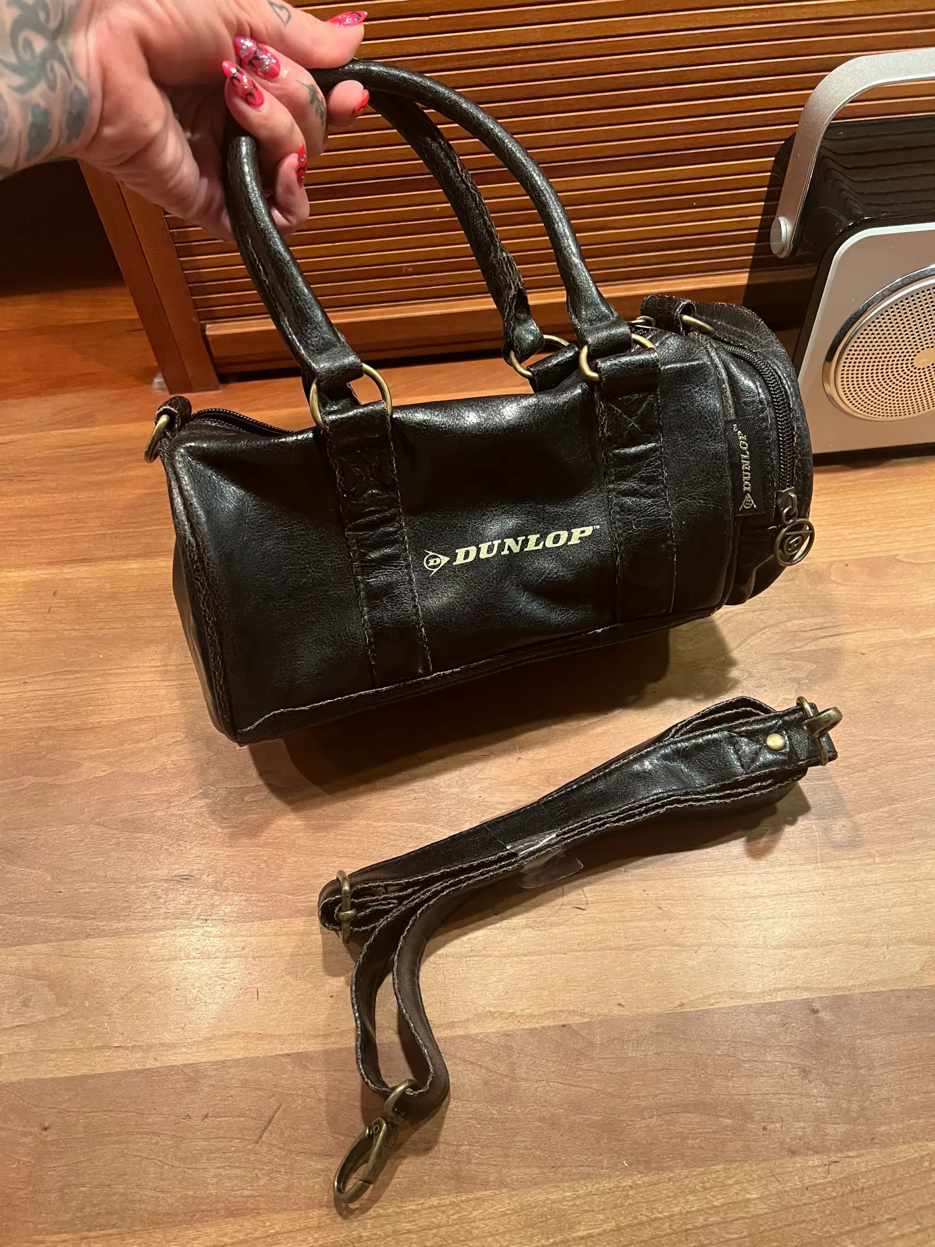 Smart sort Dunlop håndtaske | Roskilde -