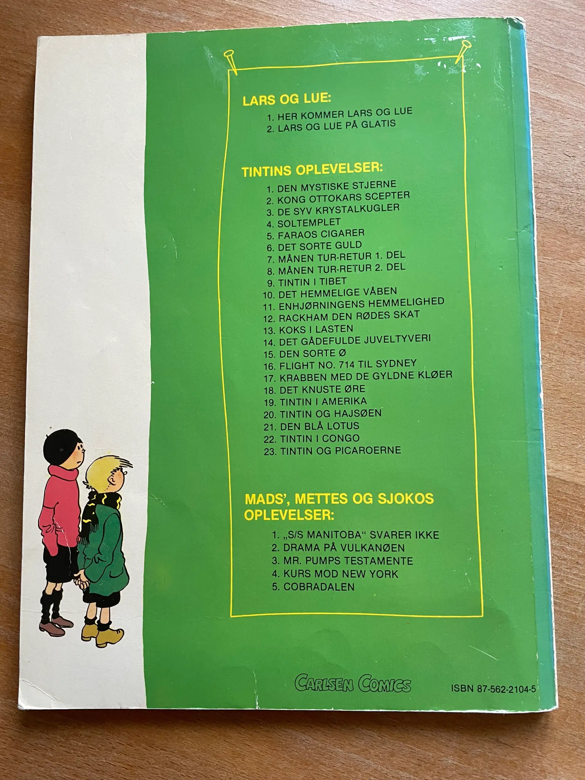 Hergé Her kommer Lars og Lue bind 1