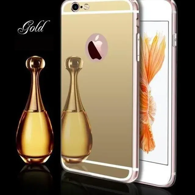 Guld spejl cover iPhone 5 5s SE 6 6s 7 8