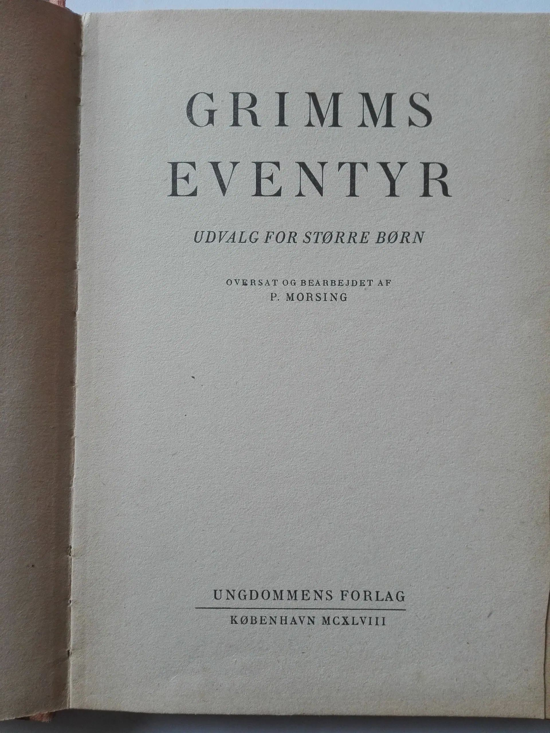 Grimms eventyr - udvalg for større børn