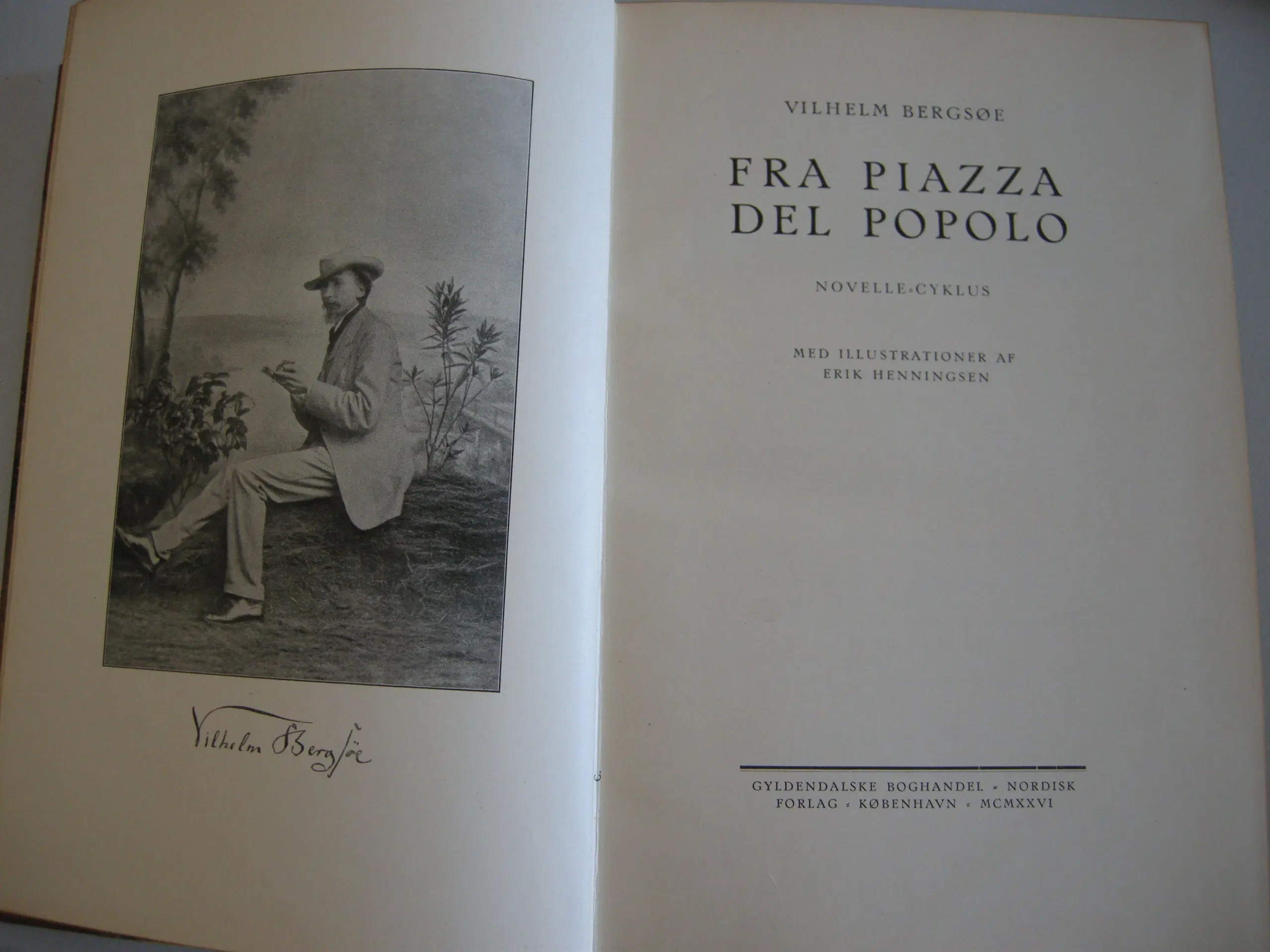 Fra Piazza del Popolo - bog af Vilhelm Bergsøe