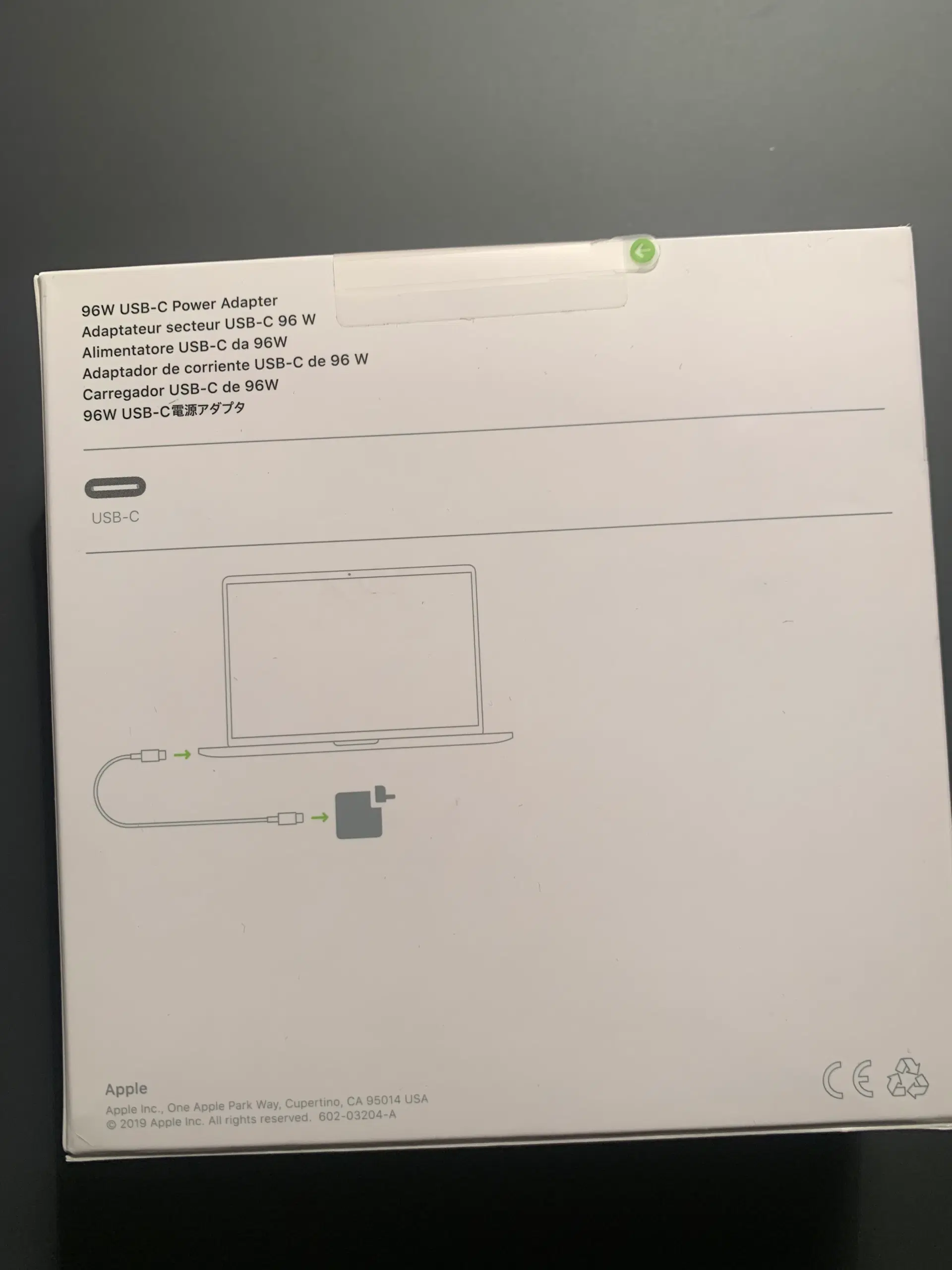 Apple 96 W USB-C-strømforsyning inkl 240 W USB-C