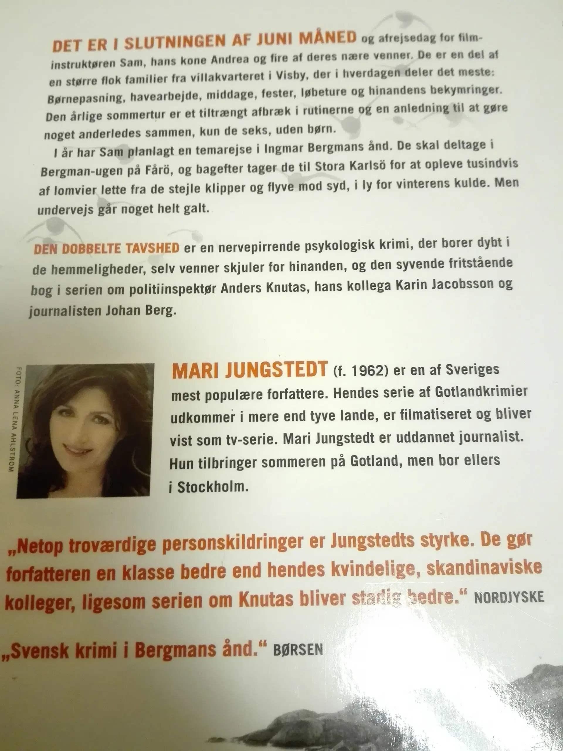 Kriminalromaner af Mari Jungstedt