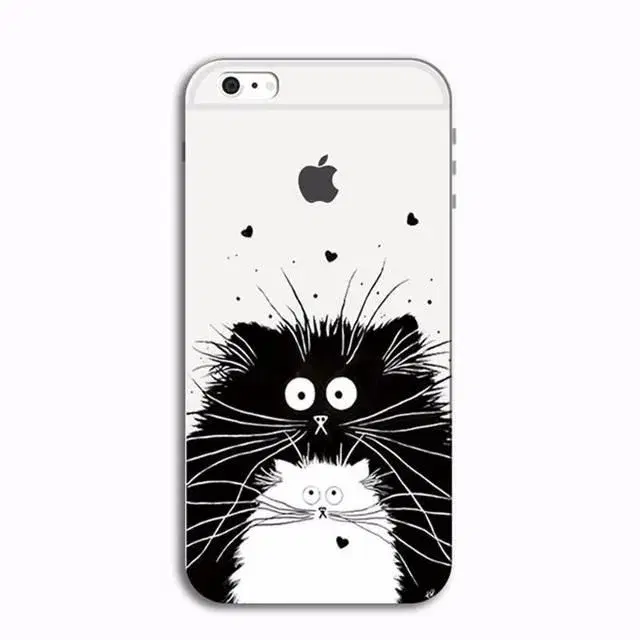 Silikone cover med kat alle iPhone