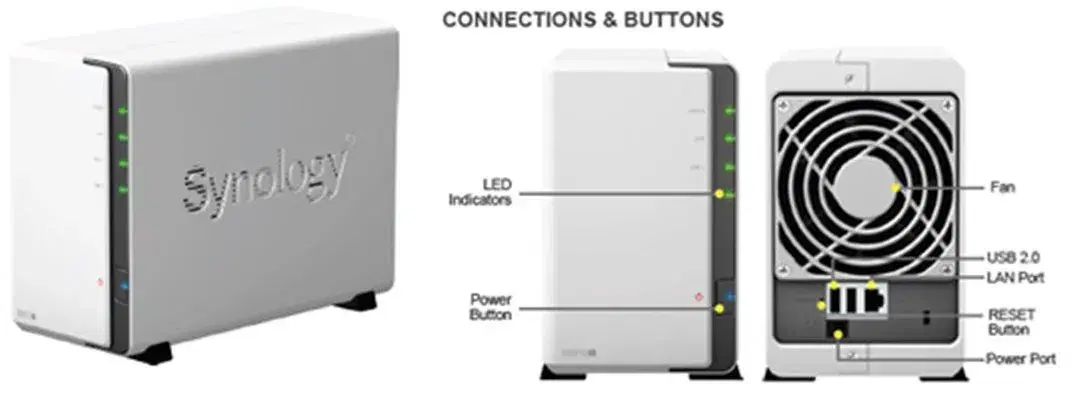 Synology Disk Station DS212J - NAS-? GB