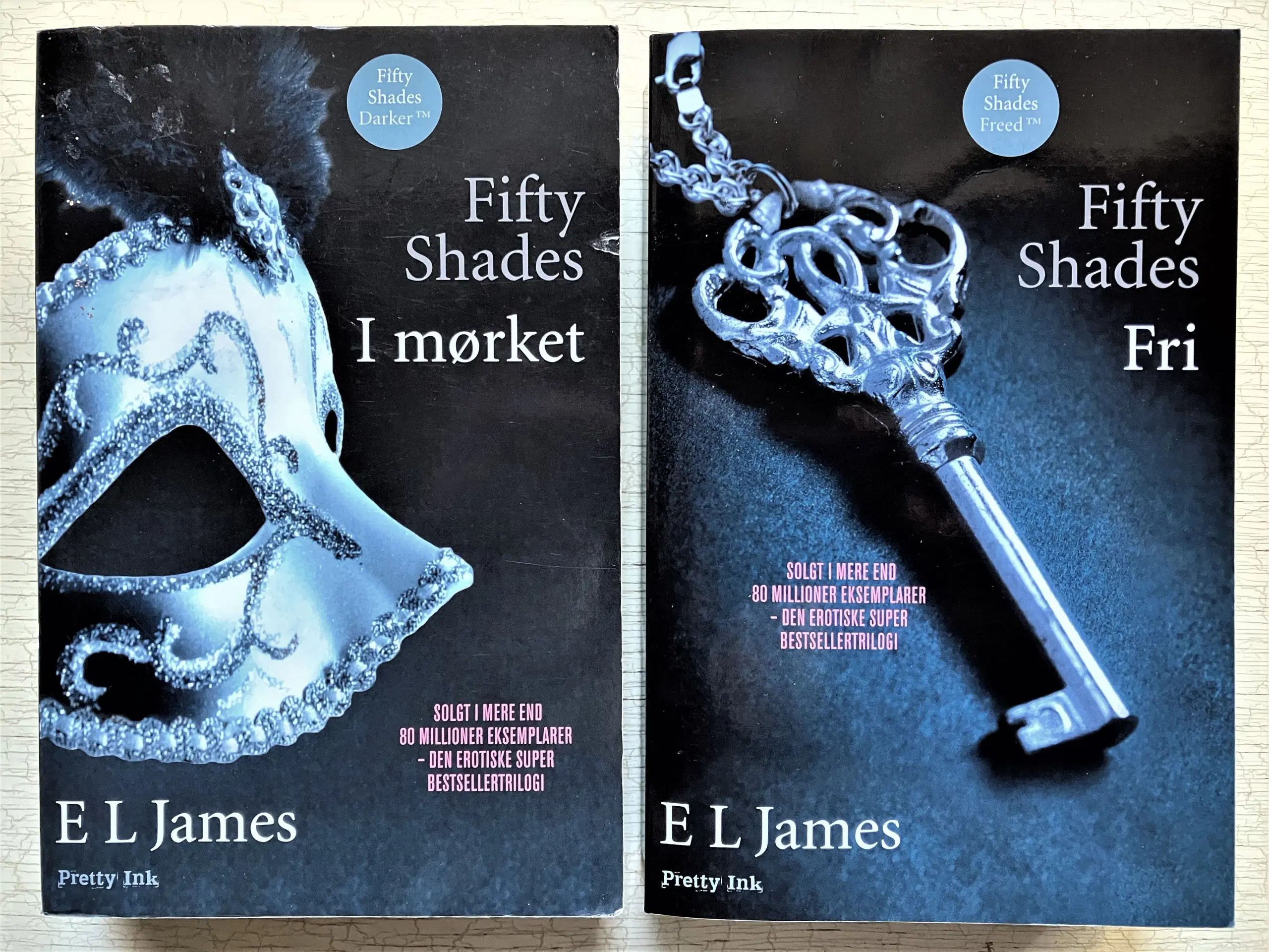 Trilogien Fifty Shades: Fanget + I mørket + Fri