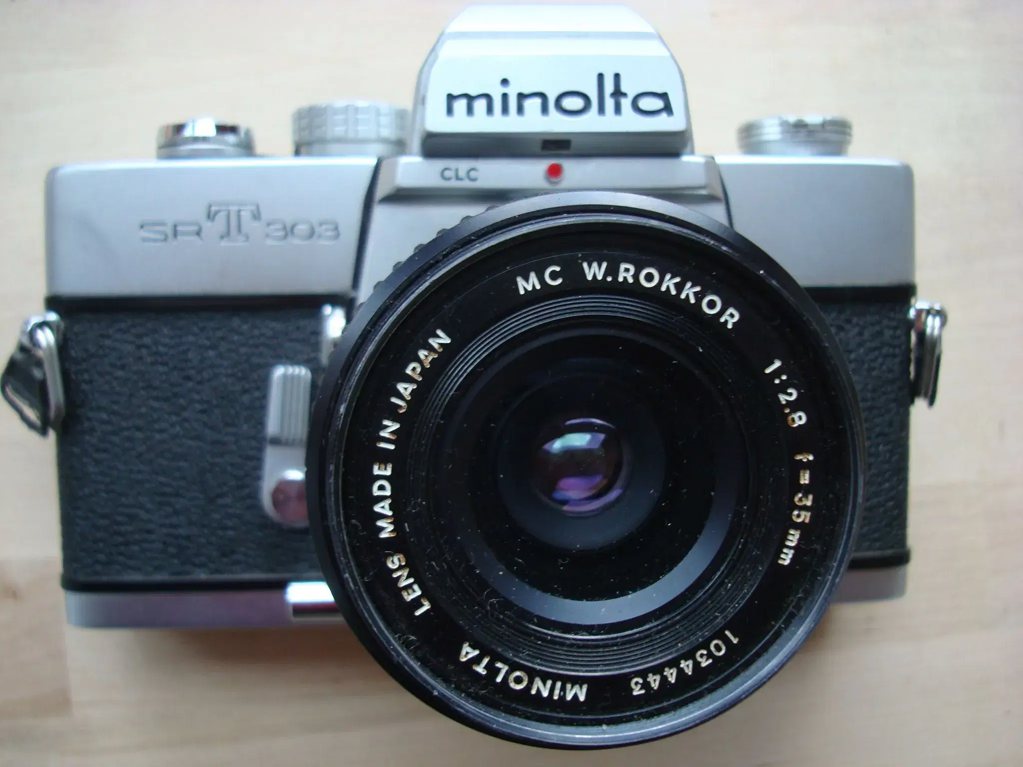 Minolta SR T 303 fineste SR T model